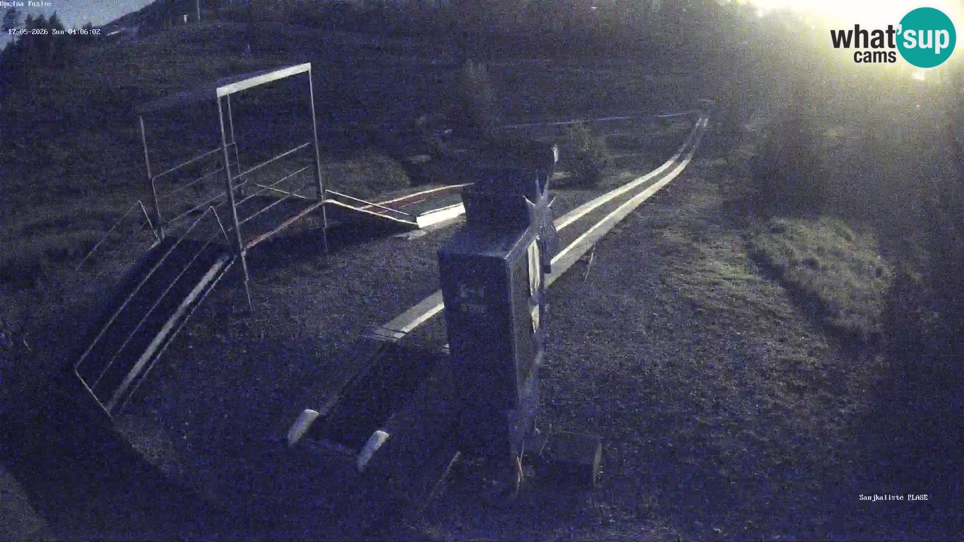 Webcam en vivo Pista de trineo Fužine – Croacia