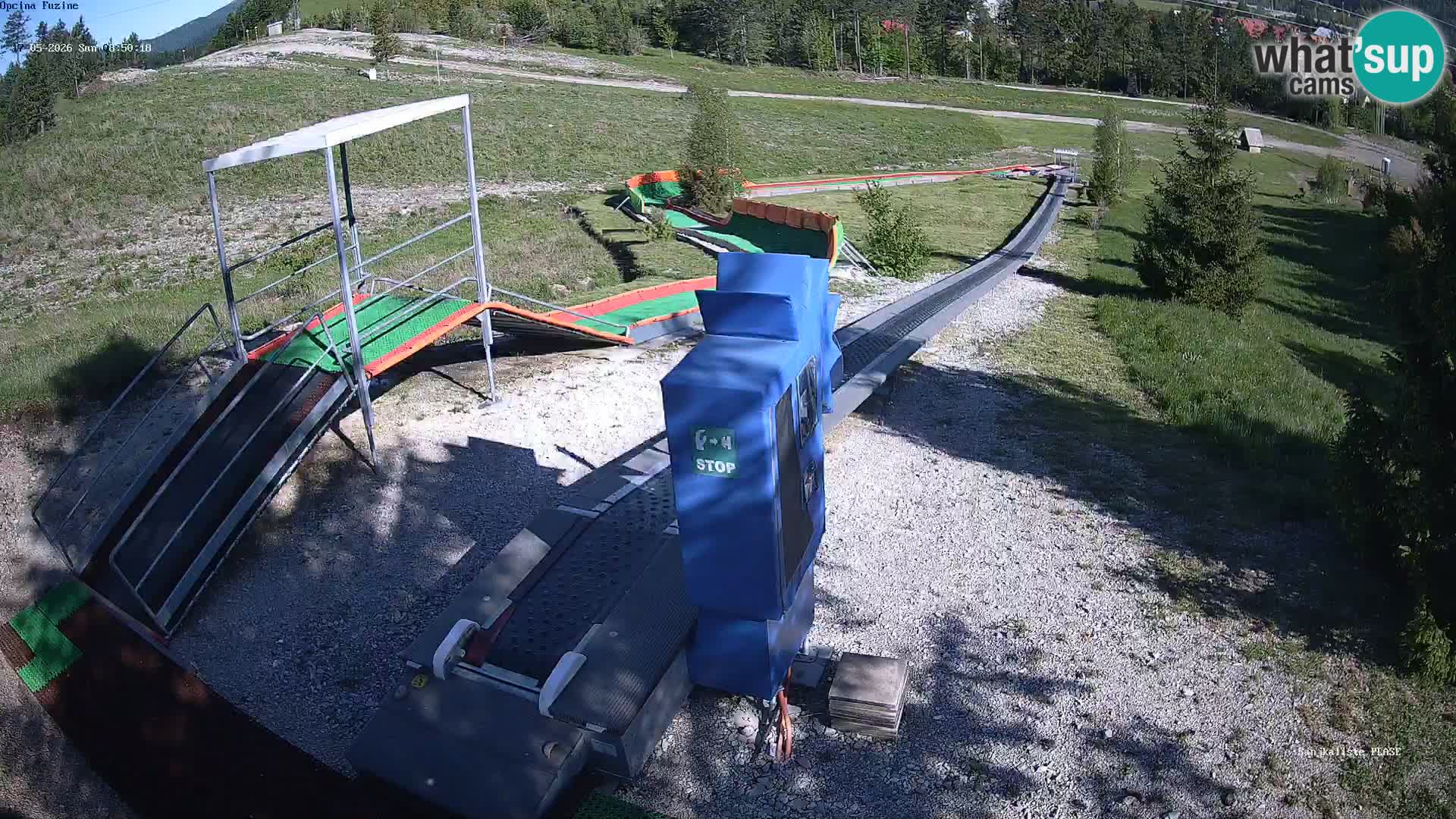 Webcam en direct Piste de luge de Fužine – Croatie