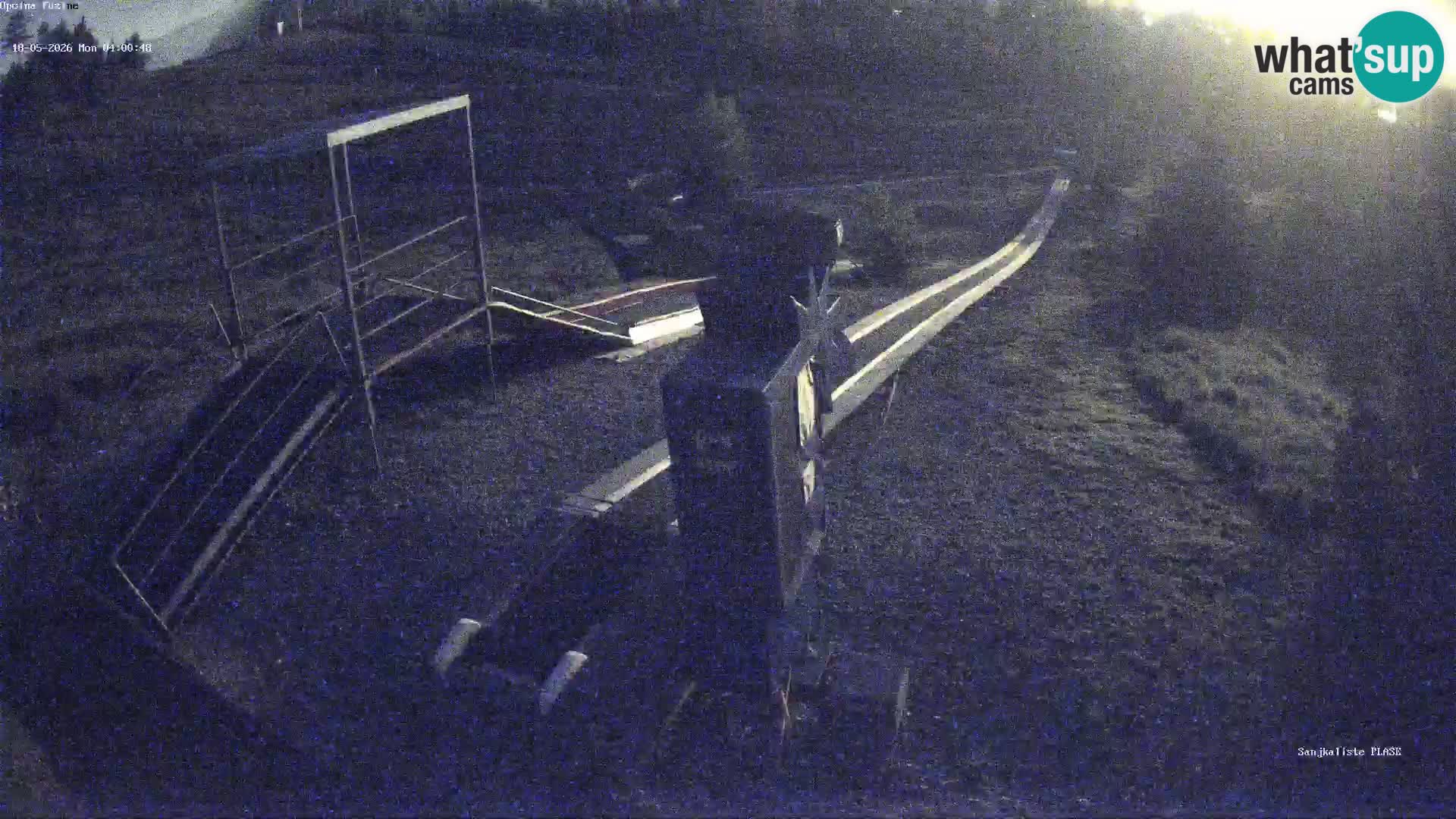 Live webcam Fužine toboggan run – Croatia