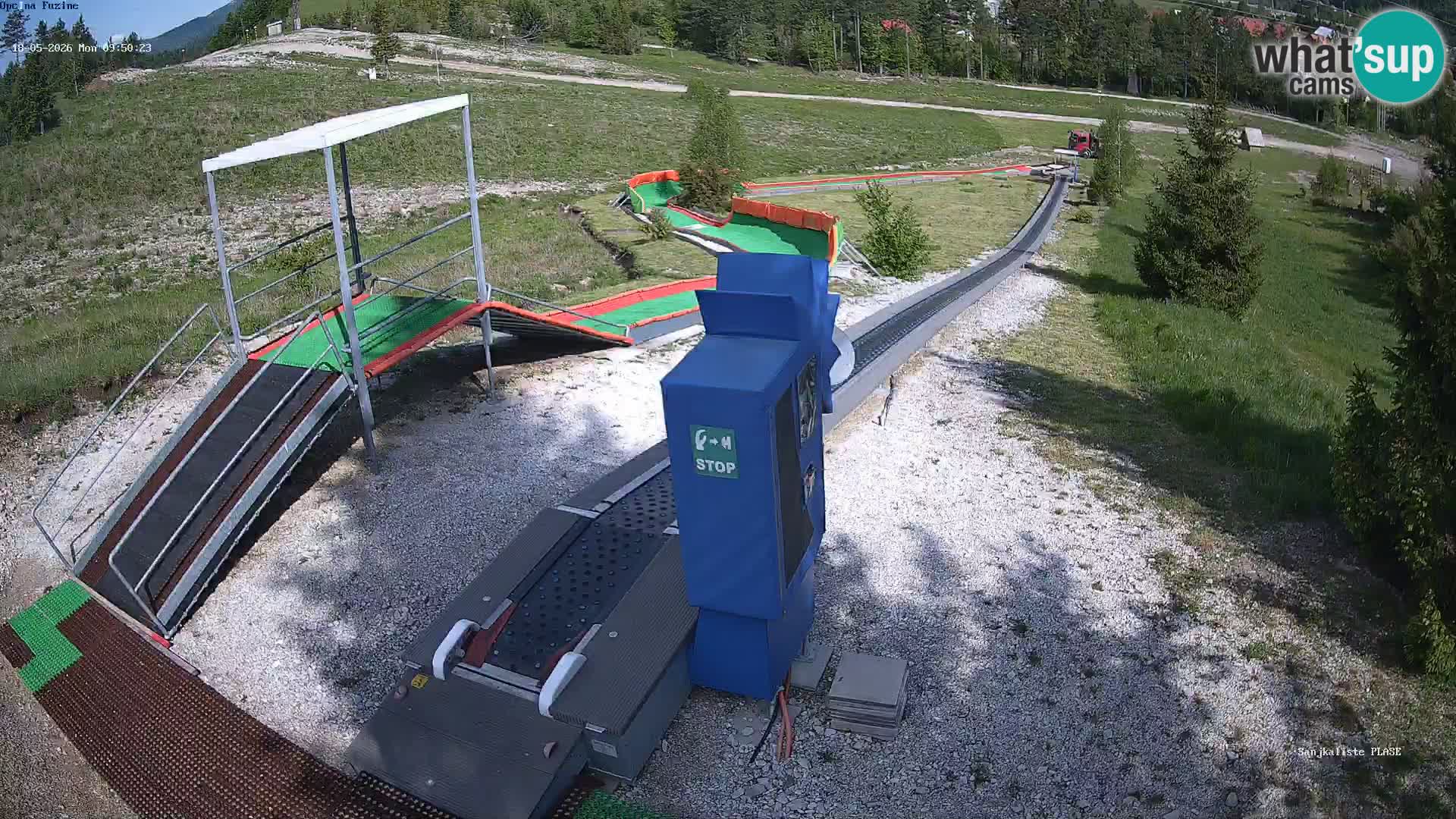 Live webcam Fužine toboggan run – Croatia