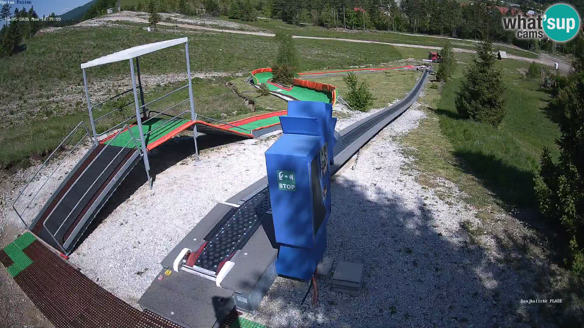 Webcam en direct Piste de luge de Fužine – Croatie