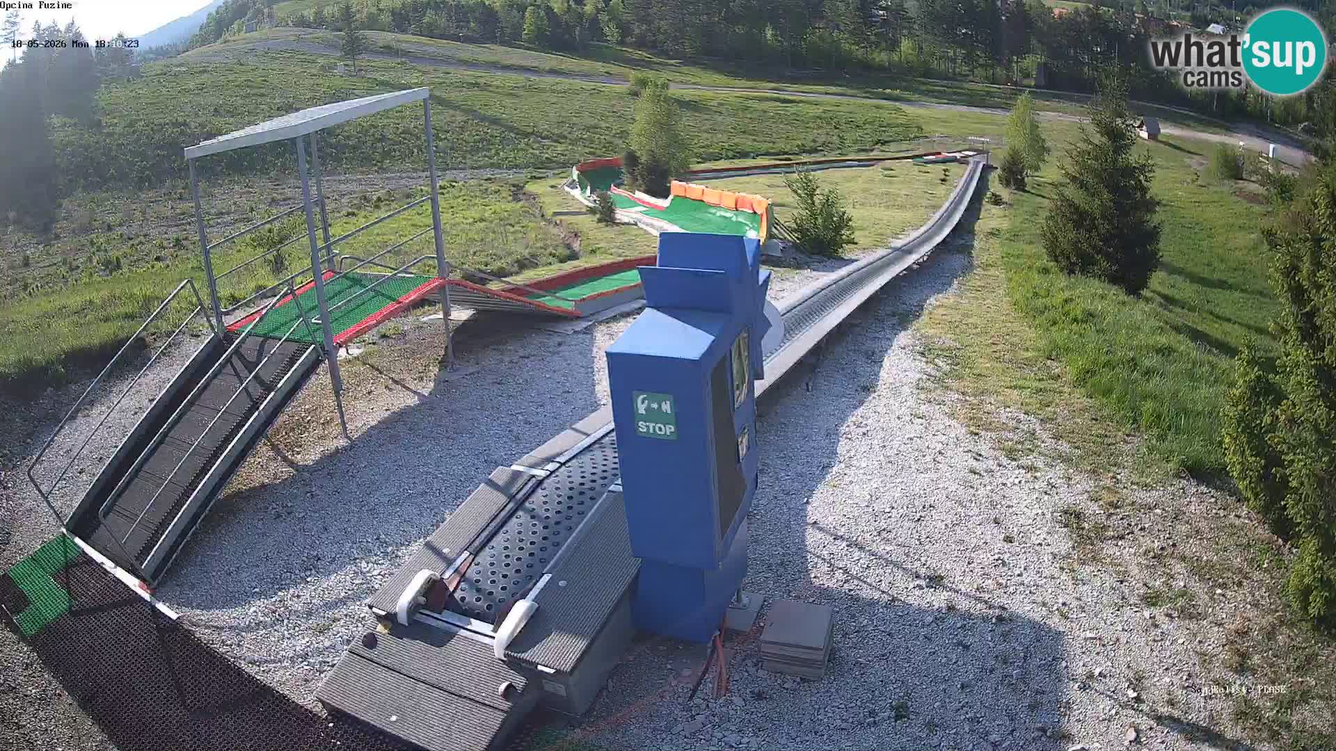 Webcam en vivo Pista de trineo Fužine – Croacia