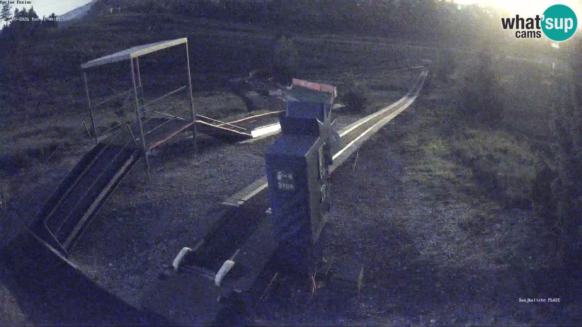 Webcam en direct Piste de luge de Fužine – Croatie