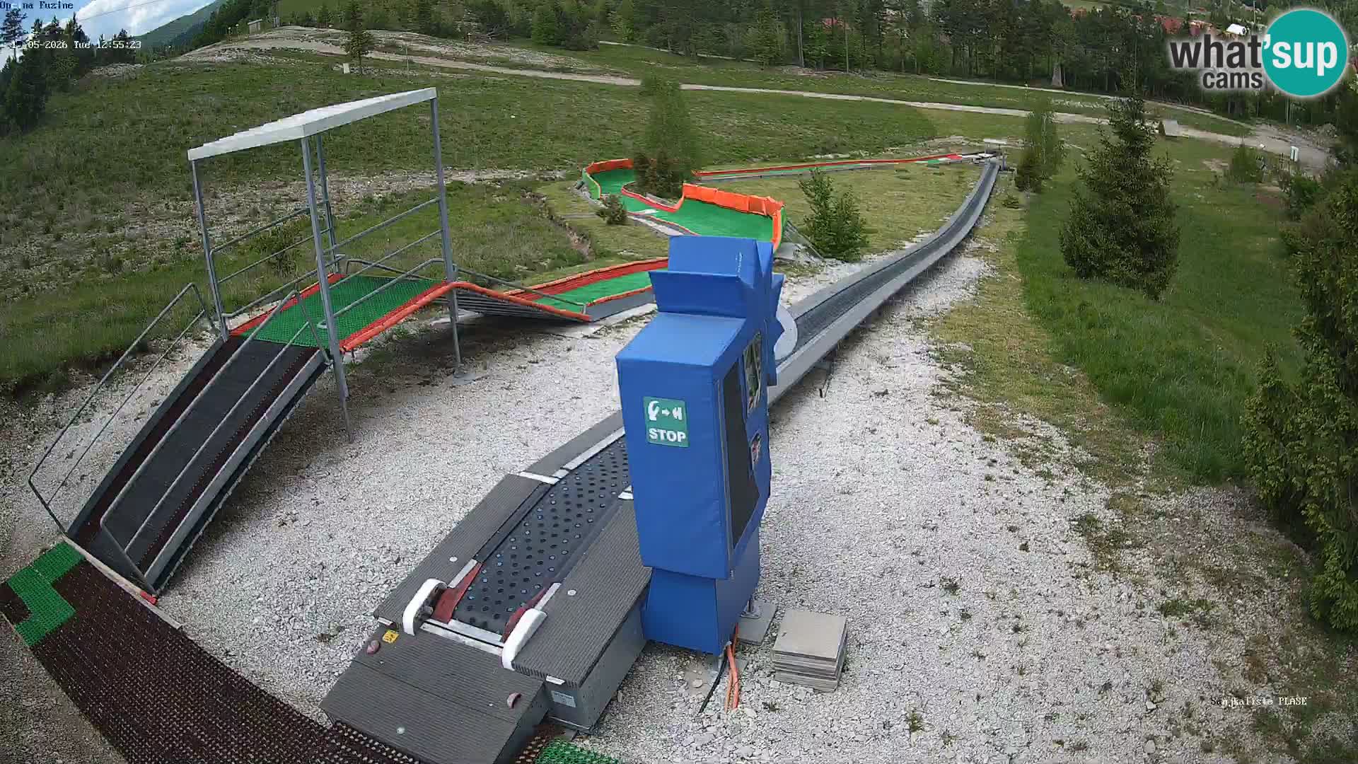 Webcam en vivo Pista de trineo Fužine – Croacia