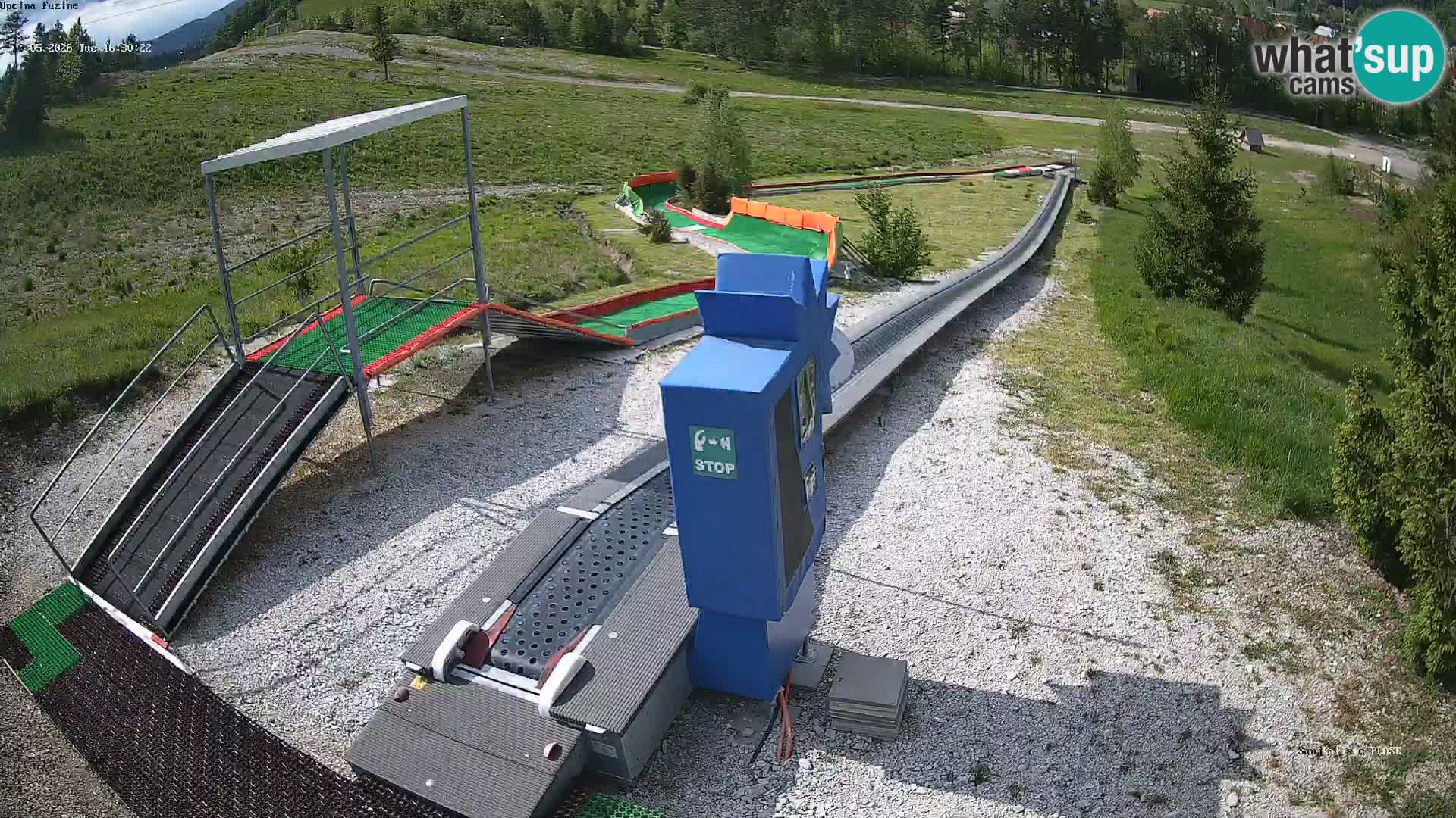 Webcam en direct Piste de luge de Fužine – Croatie
