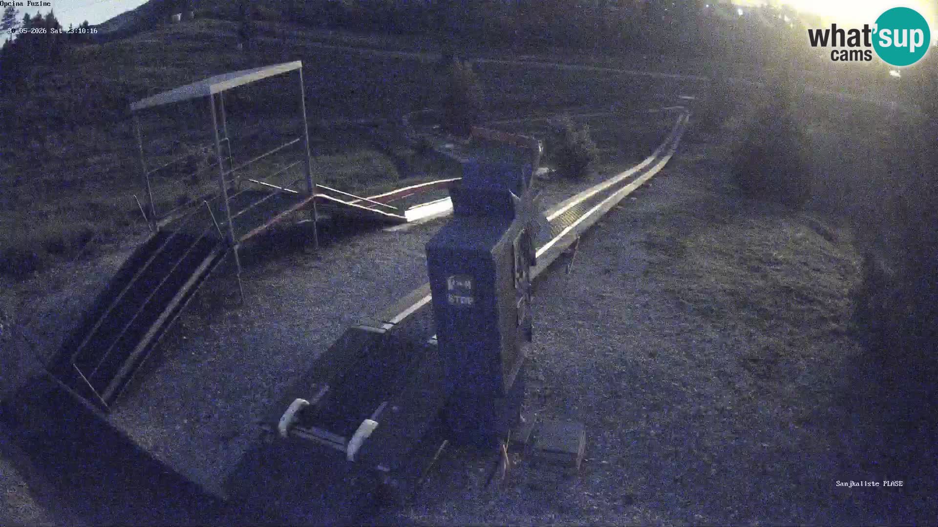 Live webcam Fužine toboggan run – Croatia