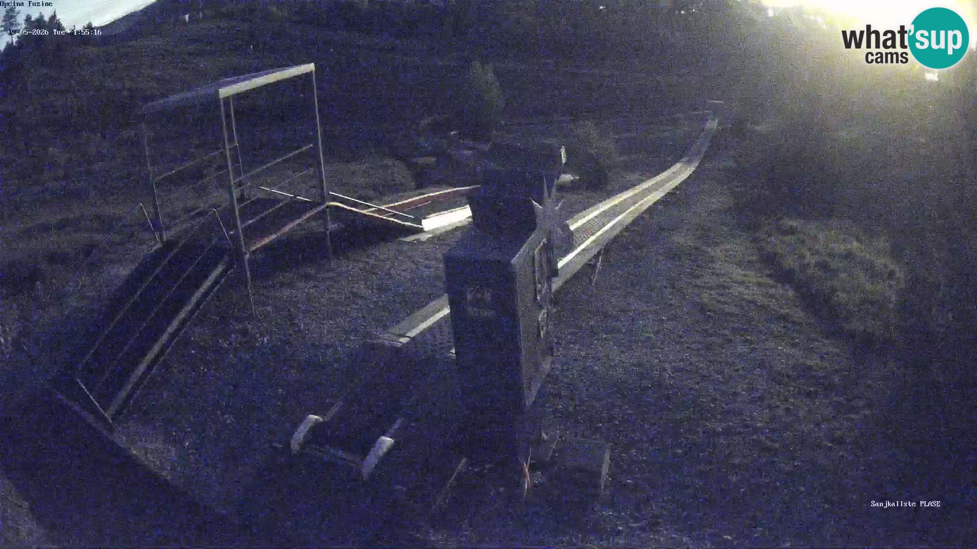 Webcam en vivo Pista de trineo Fužine – Croacia