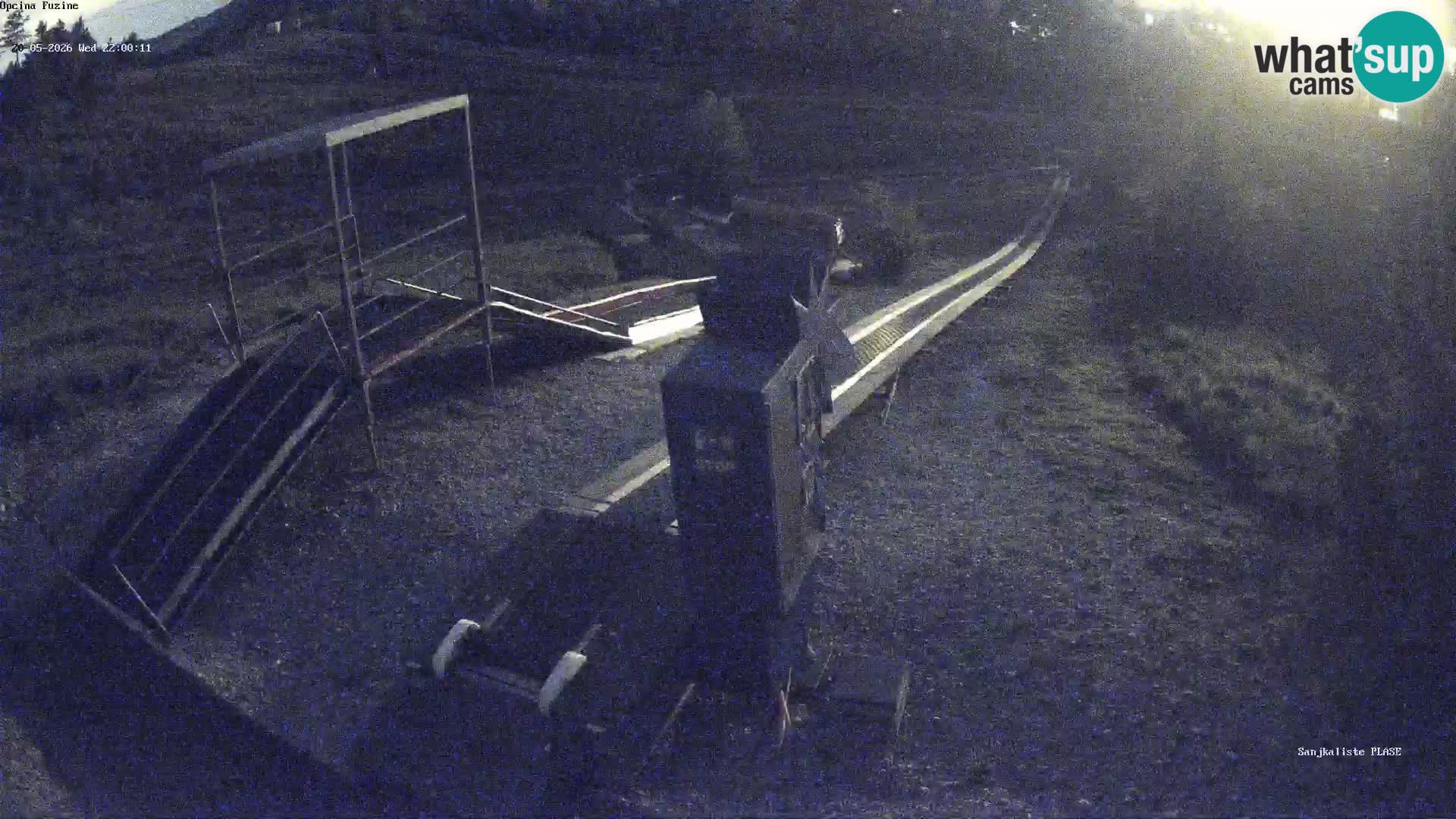 Live webcam Fužine toboggan run – Croatia