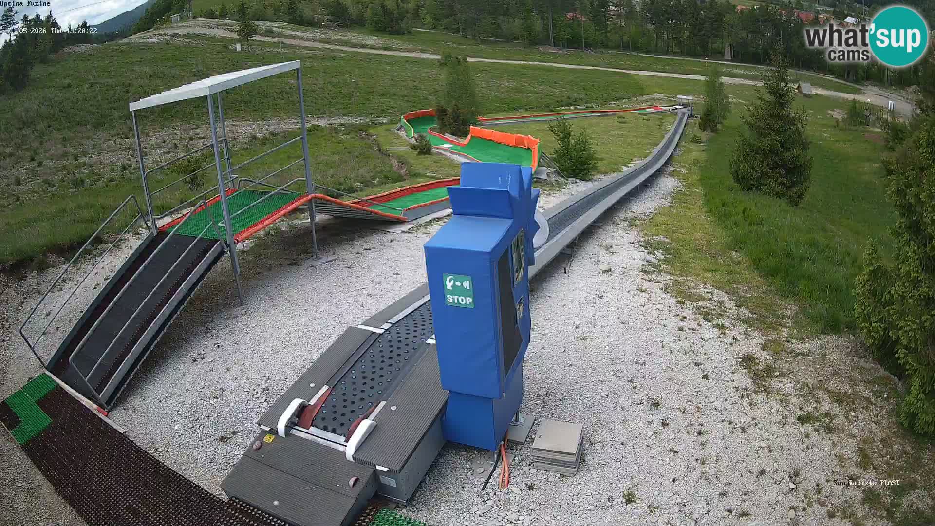 Spletna kamera v živo Sankališče Fužine – Hrvaška