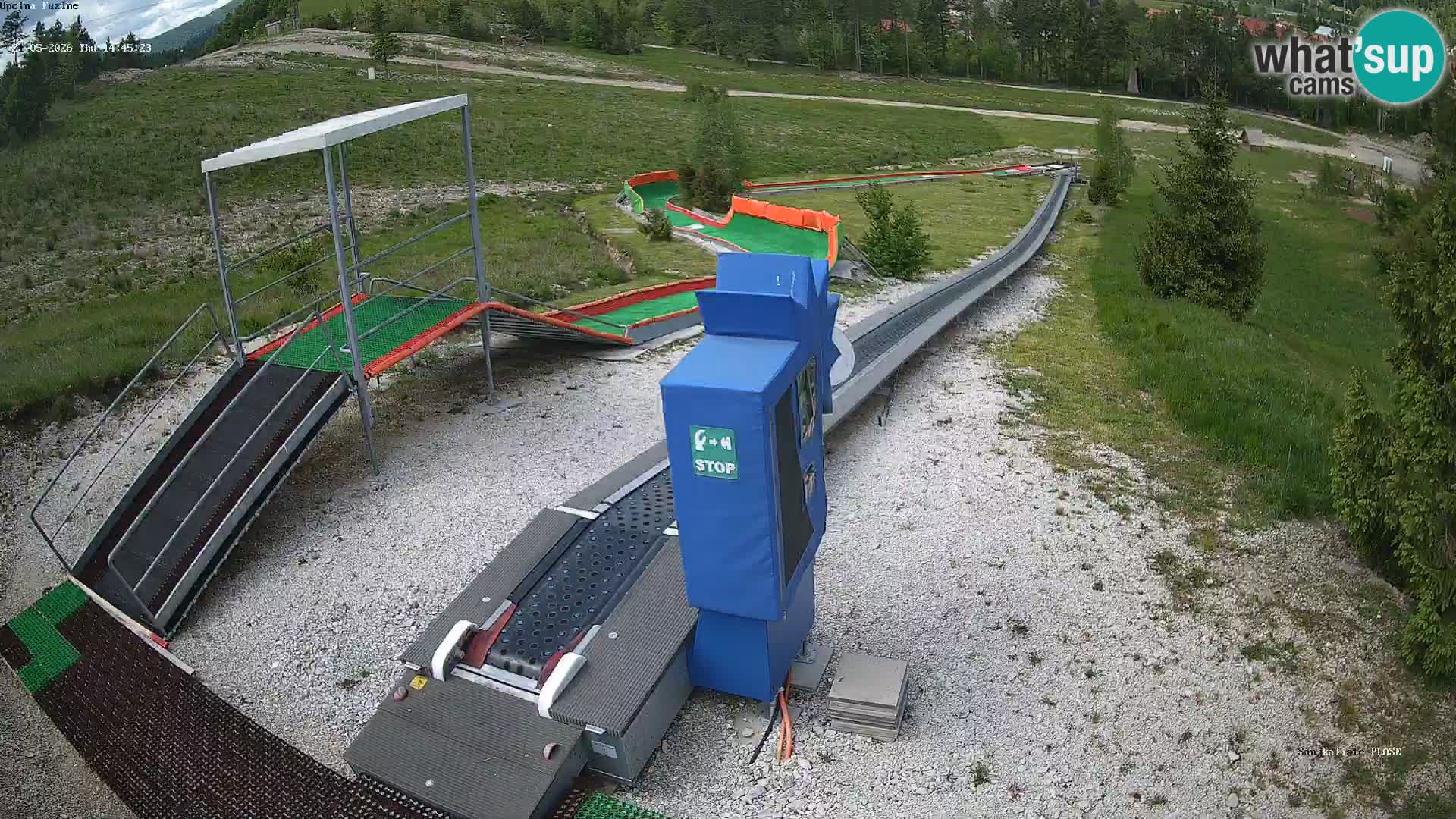 Webcam en direct Piste de luge de Fužine – Croatie