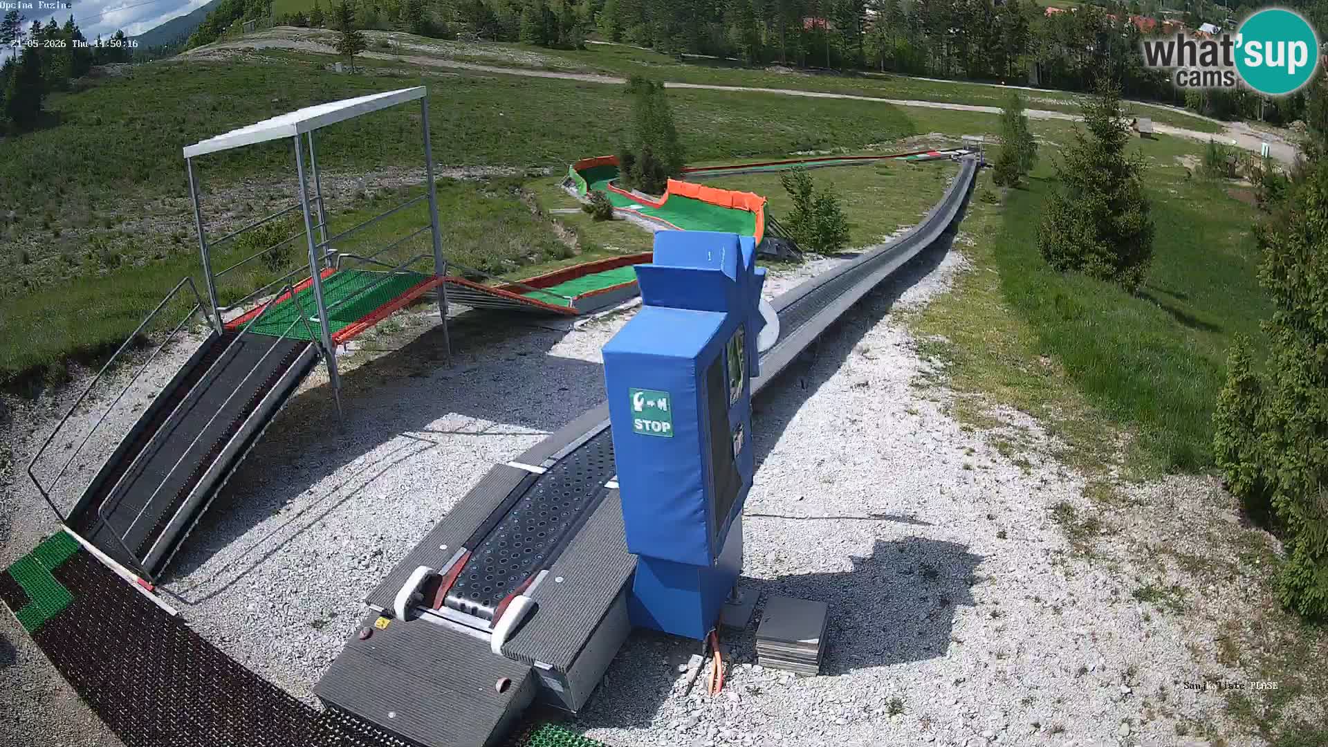 Spletna kamera v živo Sankališče Fužine – Hrvaška