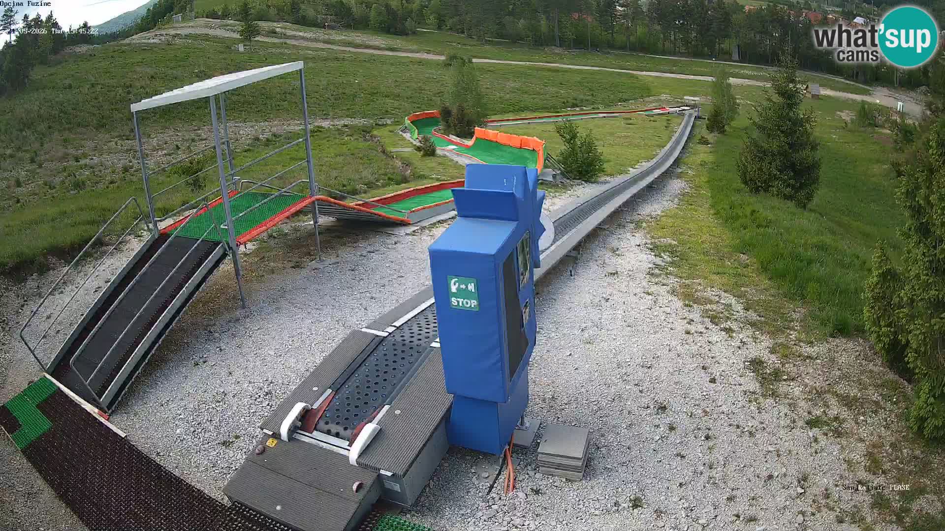 Spletna kamera v živo Sankališče Fužine – Hrvaška