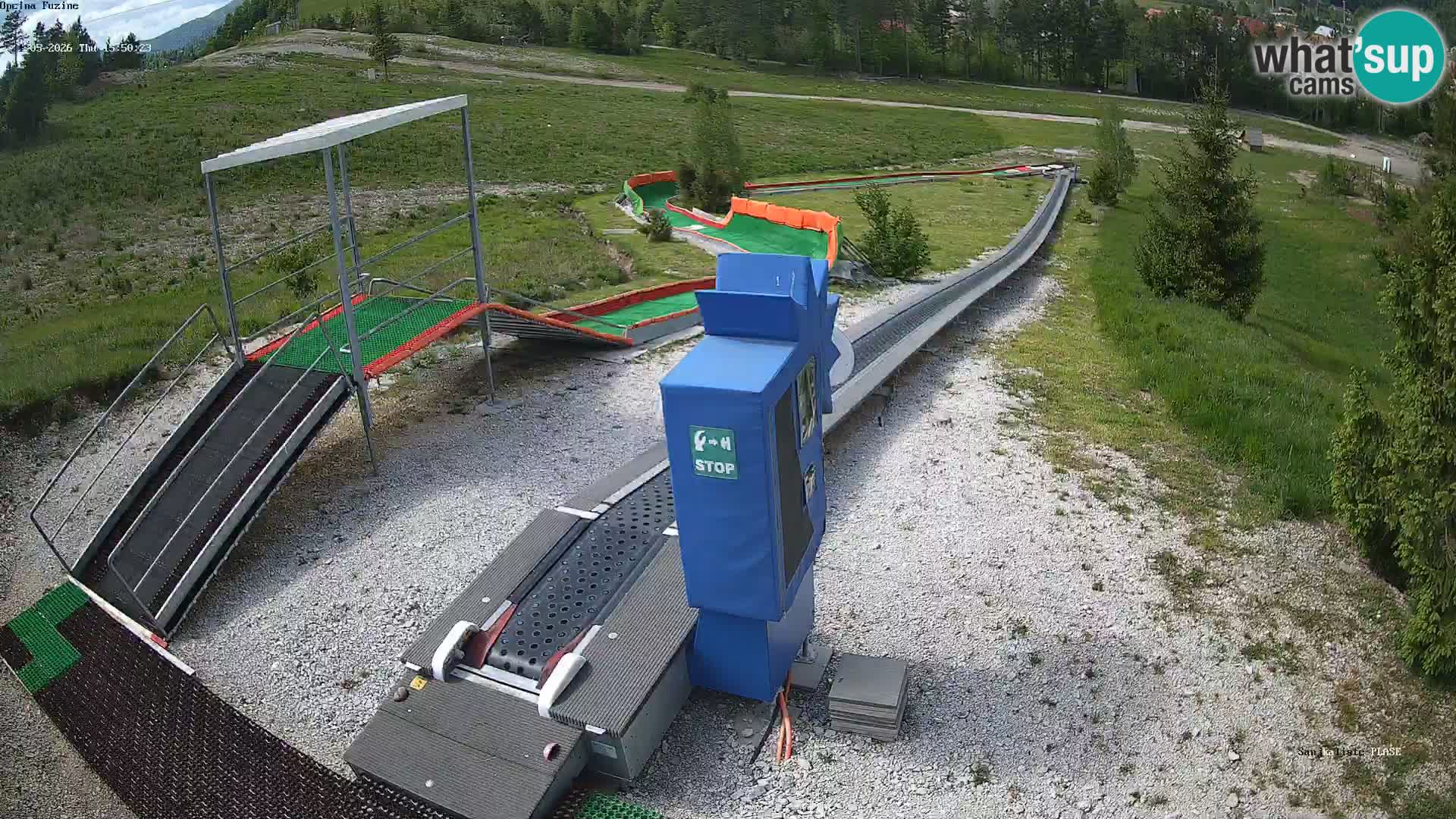 Webcam en vivo Pista de trineo Fužine – Croacia
