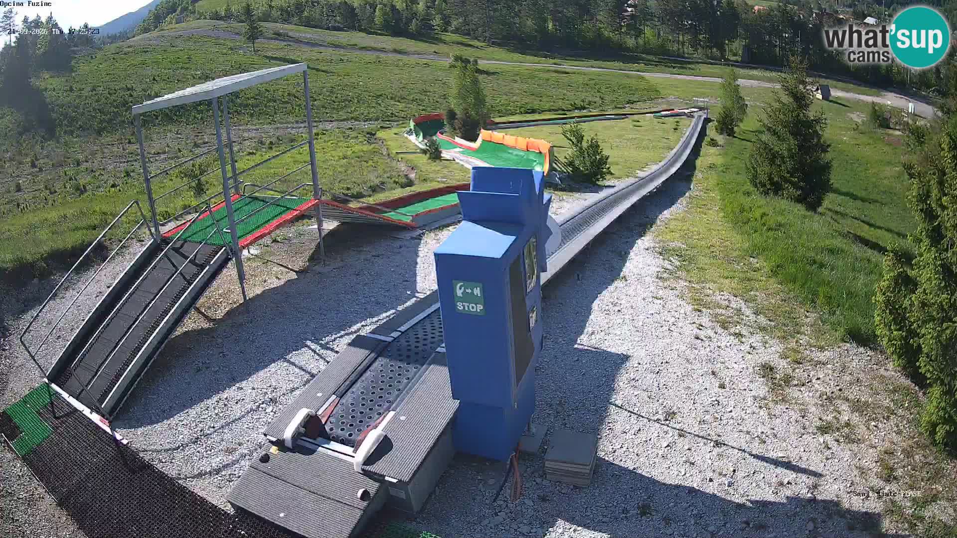 Spletna kamera v živo Sankališče Fužine – Hrvaška