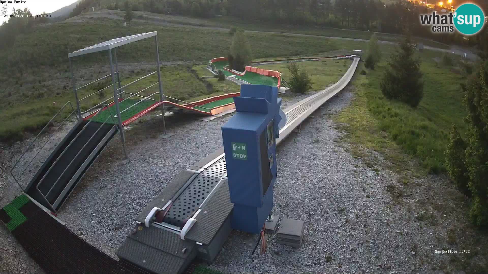 Spletna kamera v živo Sankališče Fužine – Hrvaška