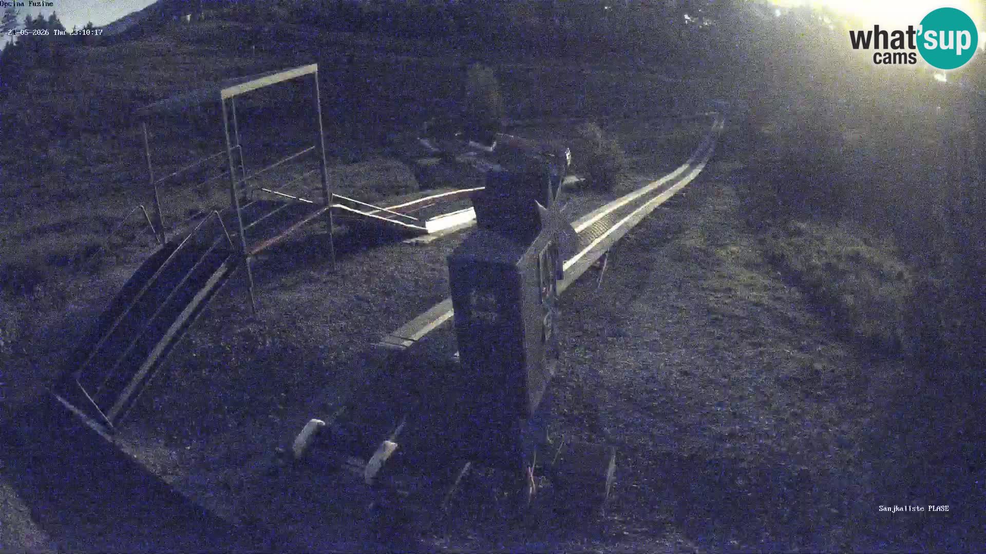 Live webcam Fužine toboggan run – Croatia