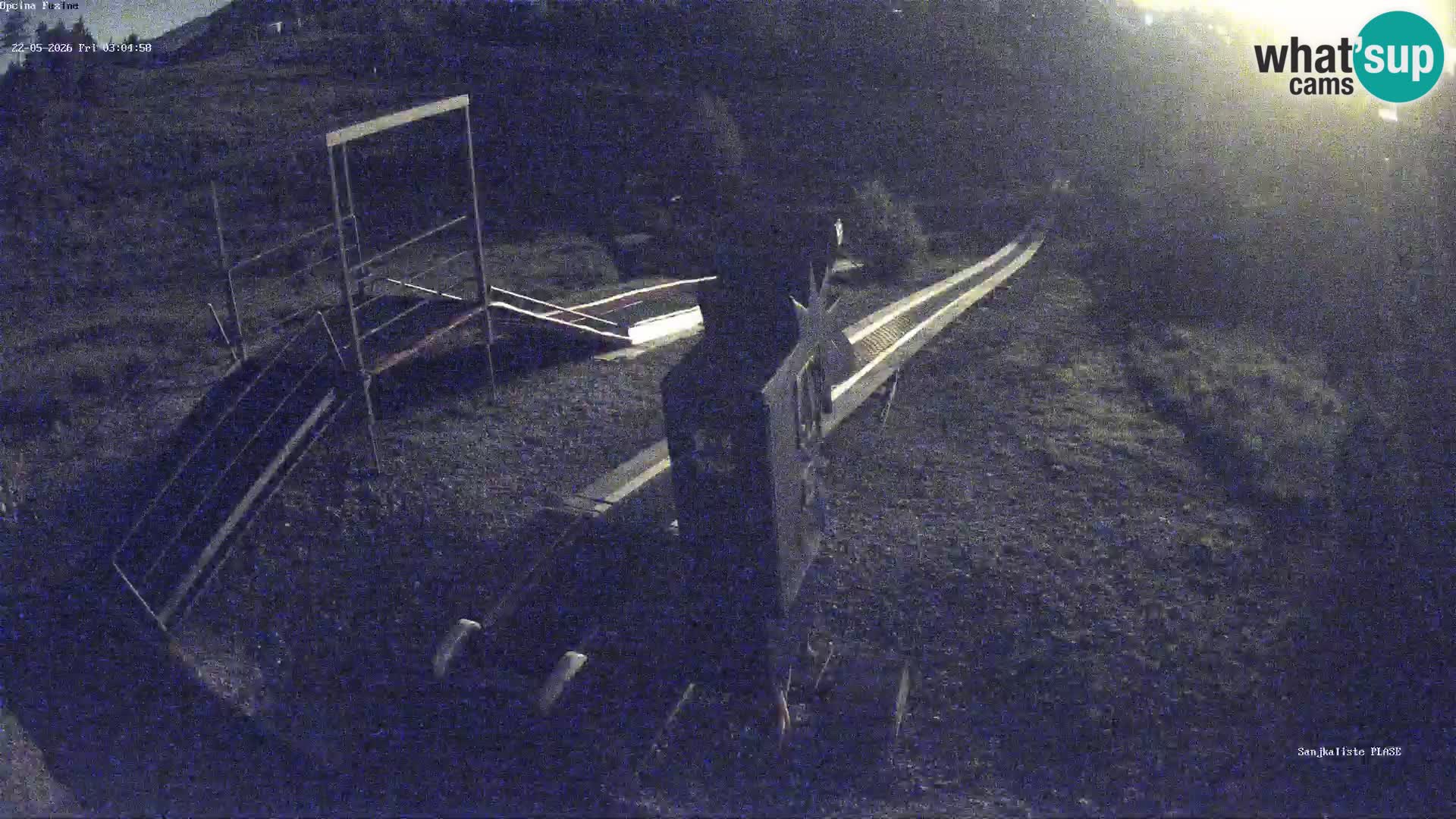 Live webcam Pista da slittino Fužine – Croazia