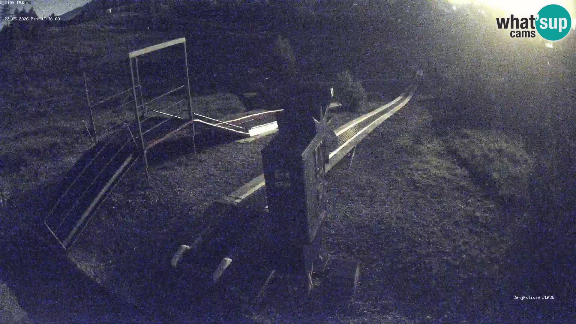 Live webcam Pista da slittino Fužine – Croazia