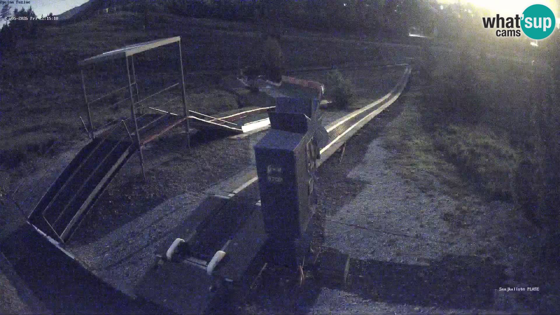 Webcam en direct Piste de luge de Fužine – Croatie