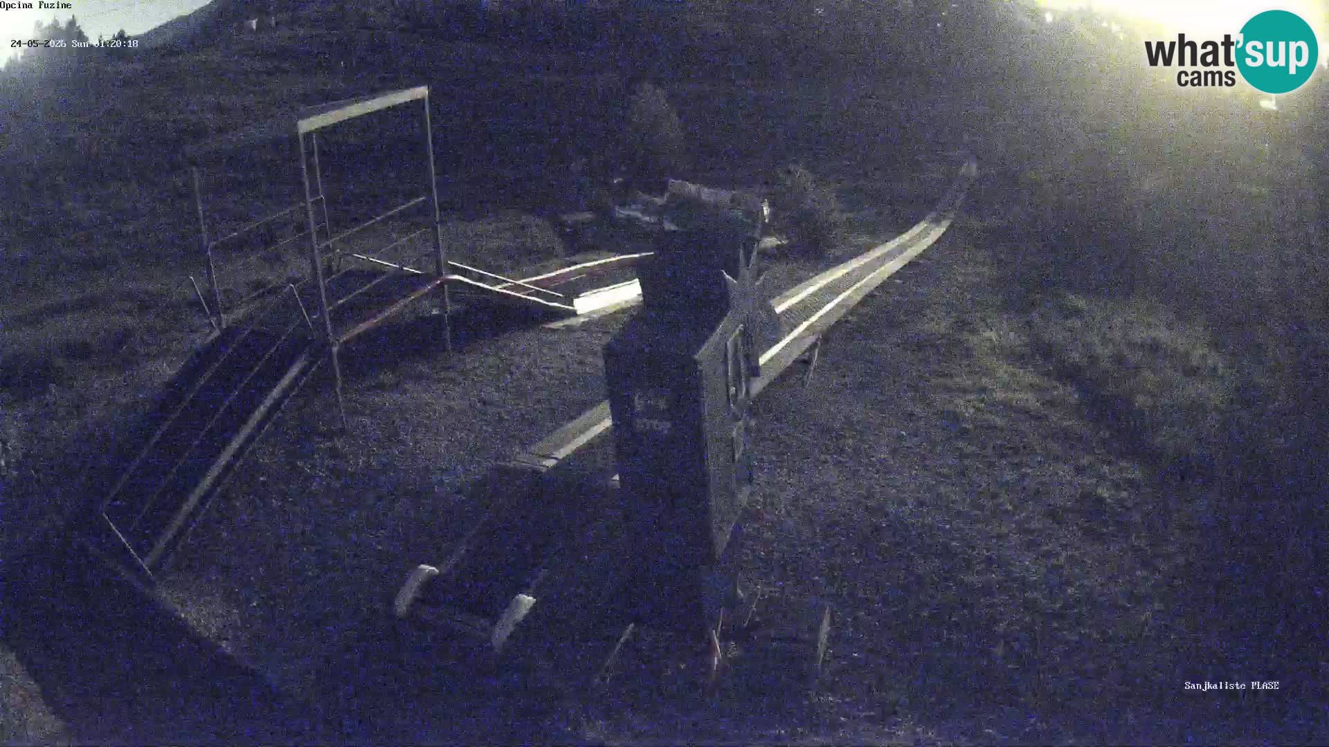 Webcam en vivo Pista de trineo Fužine – Croacia