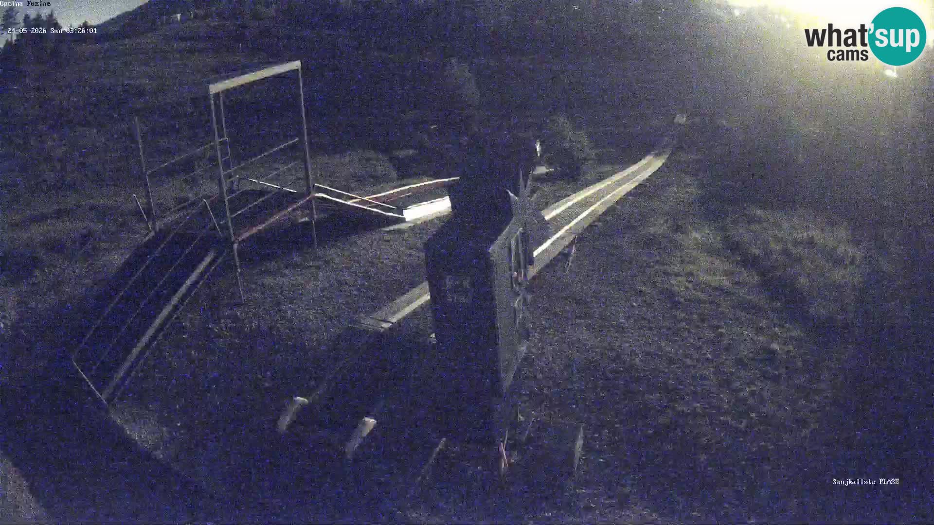 Webcam en vivo Pista de trineo Fužine – Croacia