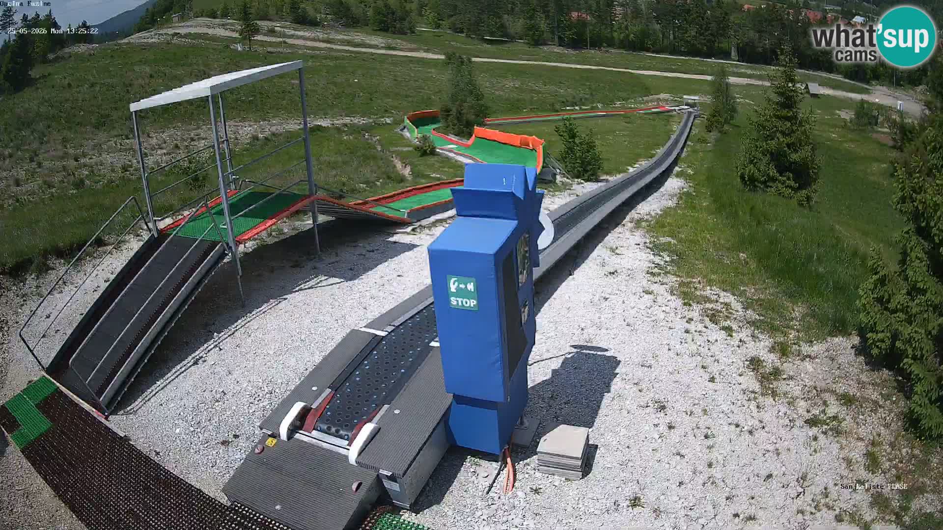 Live webcam Pista da slittino Fužine – Croazia