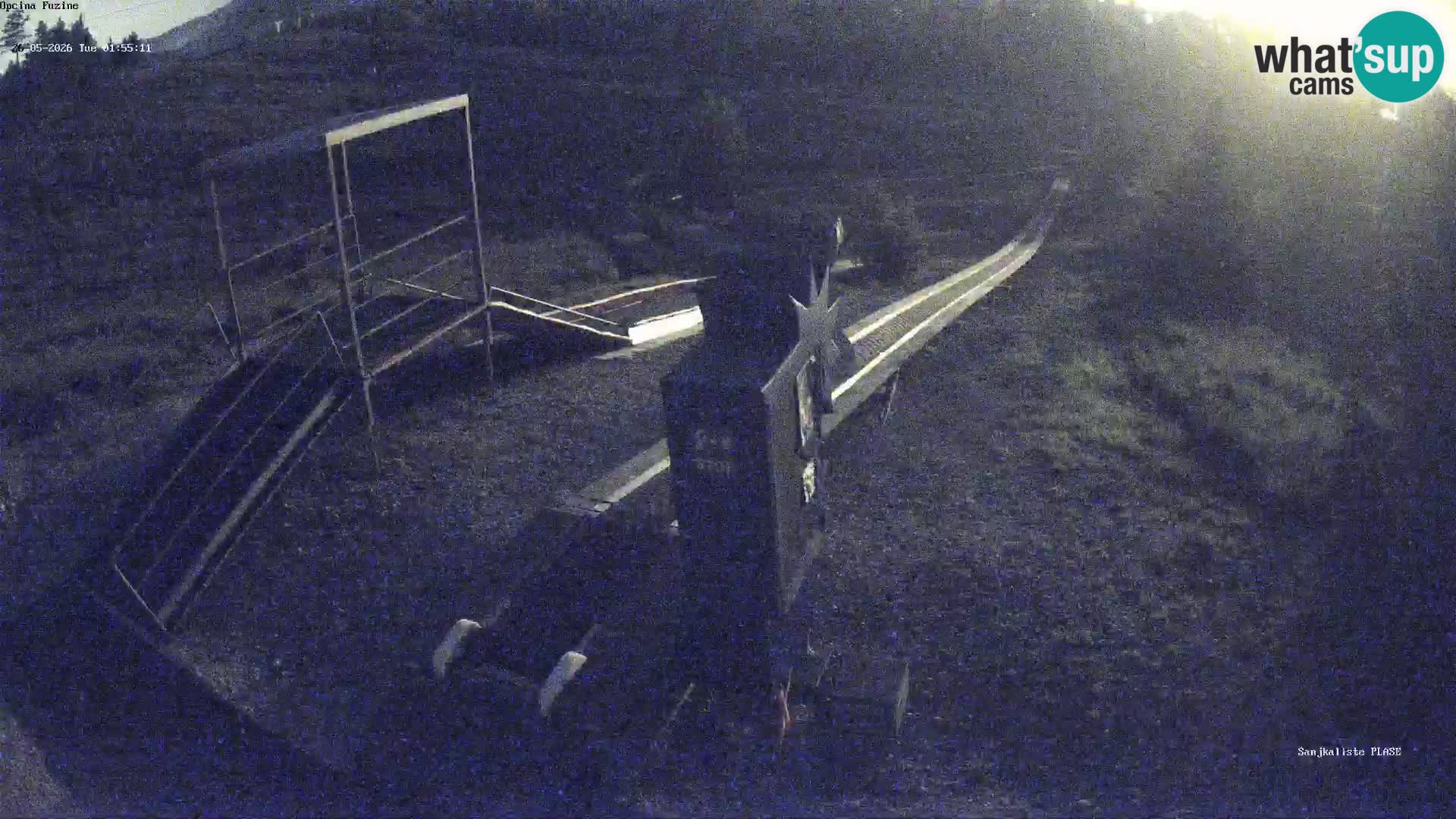 Live webcam Fužine toboggan run – Croatia