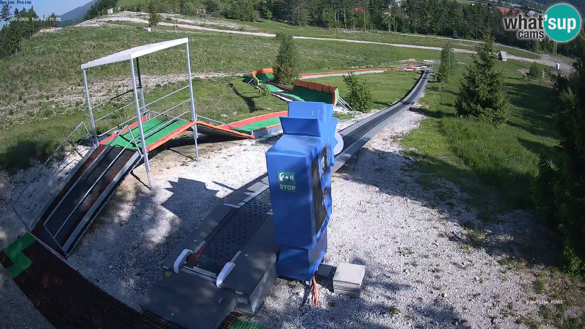 Spletna kamera v živo Sankališče Fužine – Hrvaška