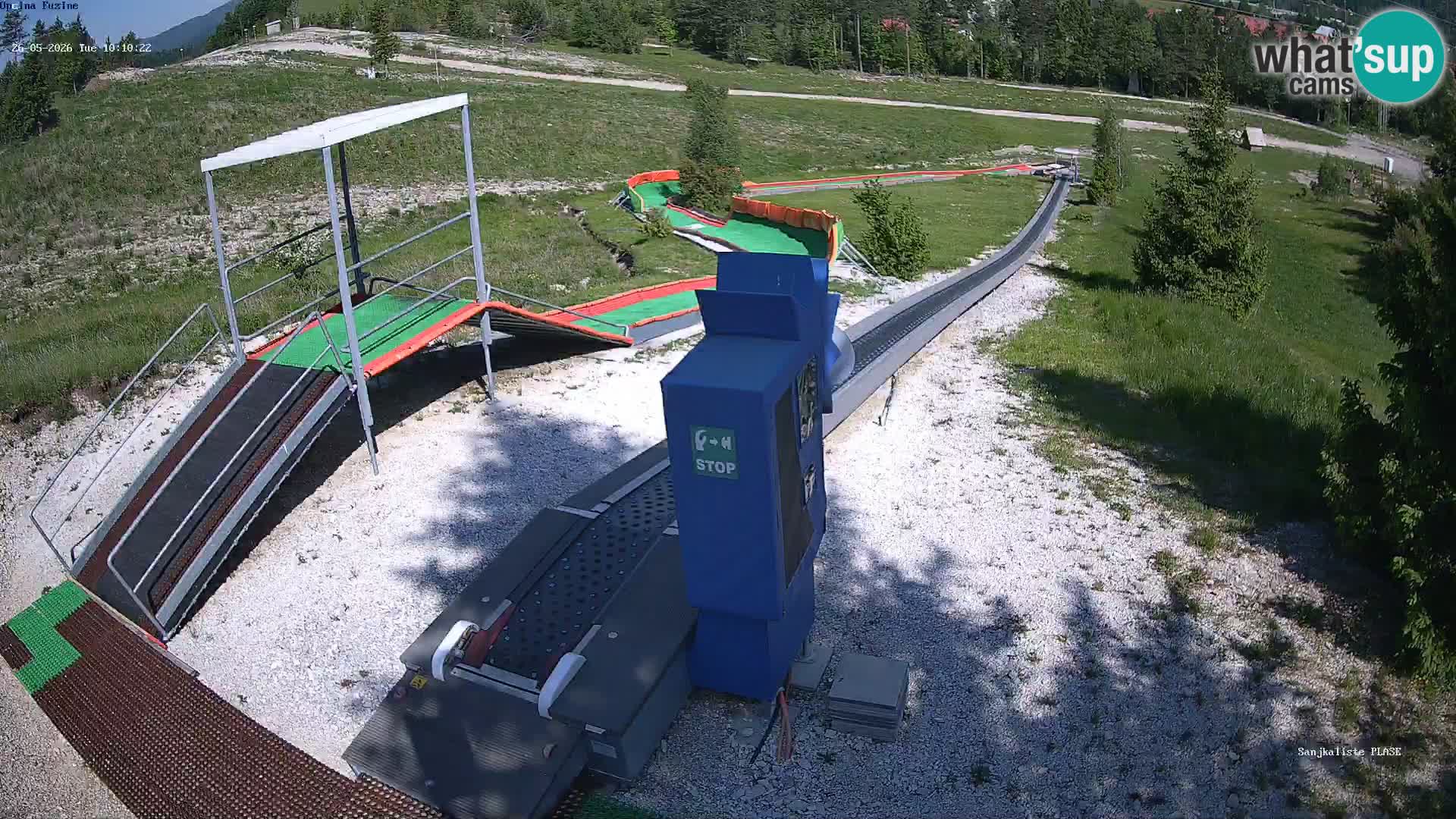 Spletna kamera v živo Sankališče Fužine – Hrvaška