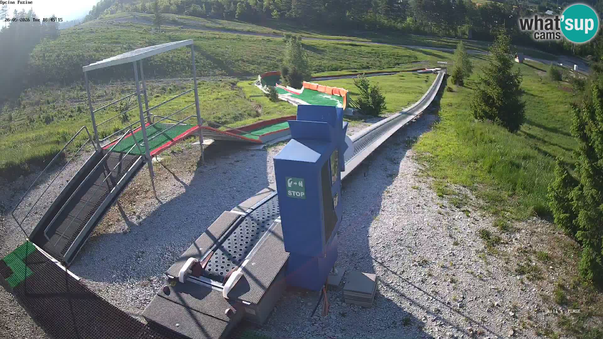 Webcam en direct Piste de luge de Fužine – Croatie
