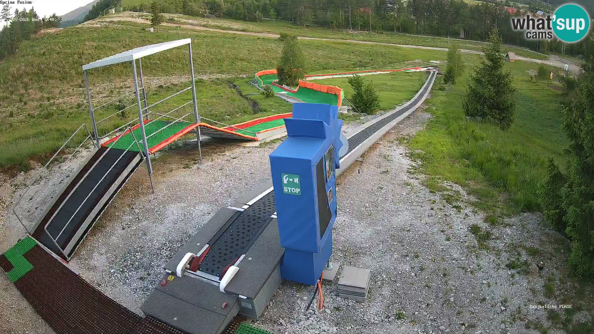 Spletna kamera v živo Sankališče Fužine – Hrvaška