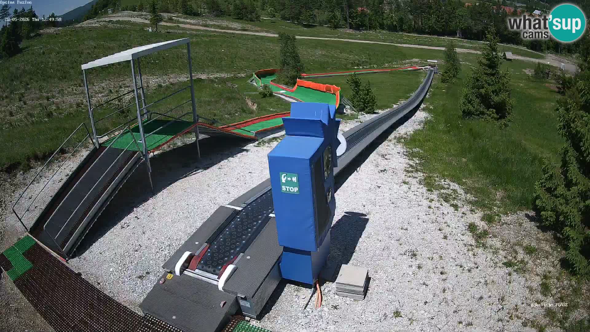 Webcam en direct Piste de luge de Fužine – Croatie