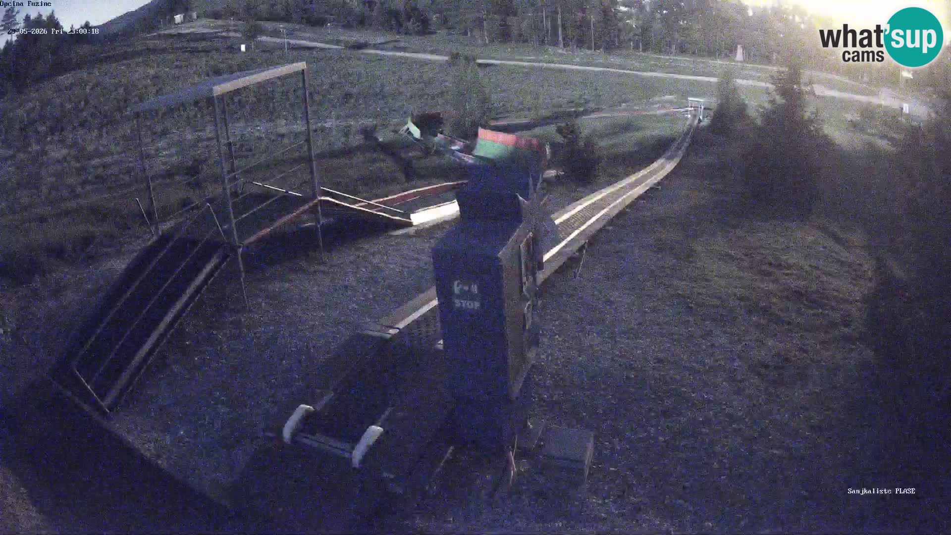 Webcam en direct Piste de luge de Fužine – Croatie