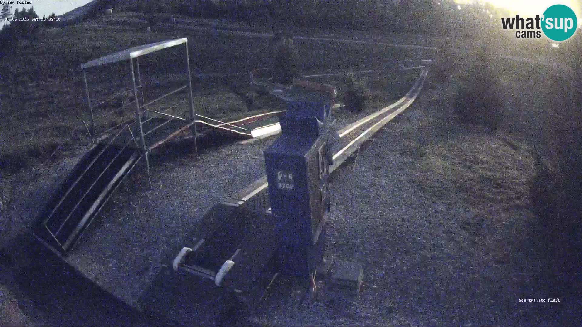 Webcam en vivo Pista de trineo Fužine – Croacia