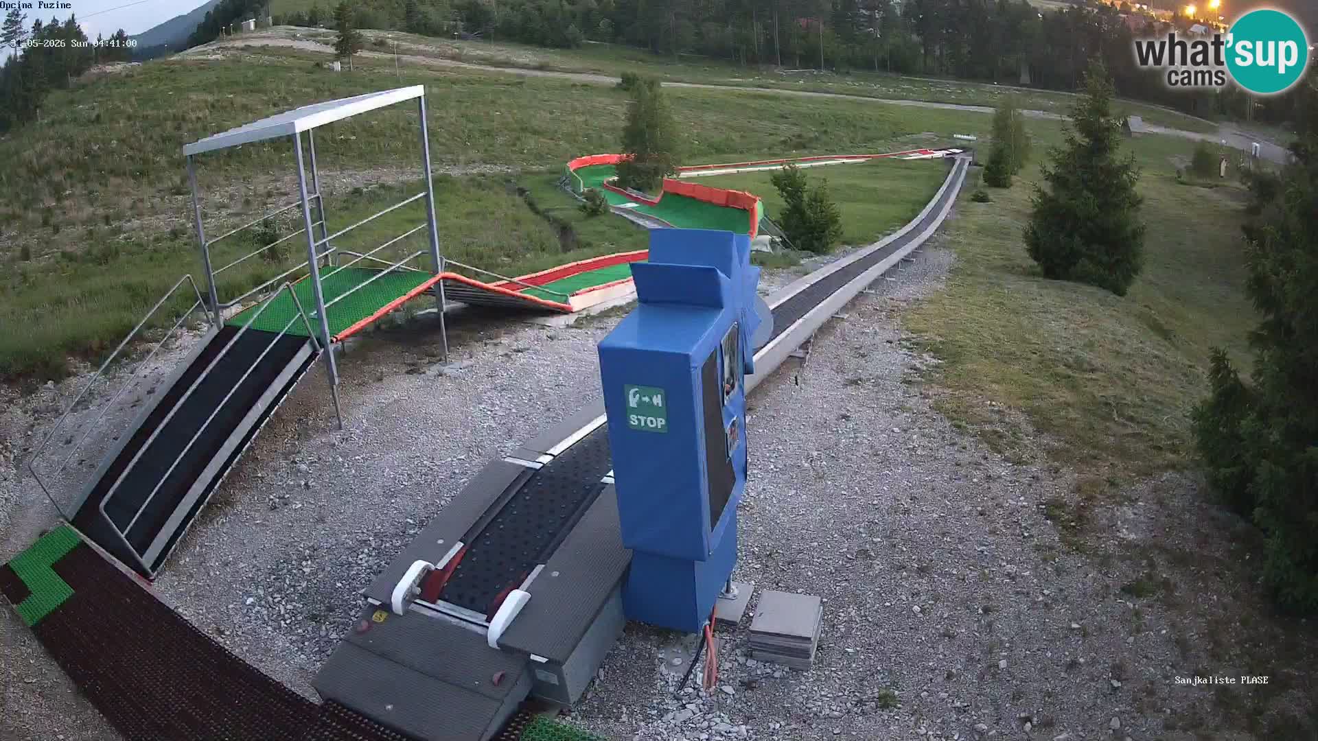 Spletna kamera v živo Sankališče Fužine – Hrvaška