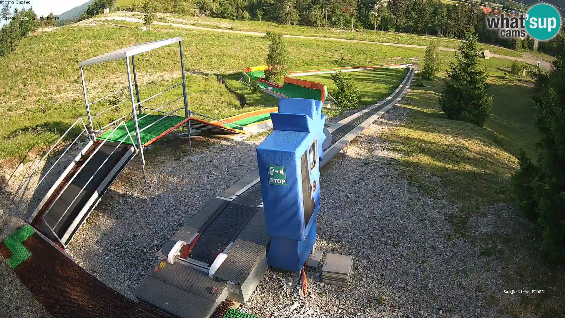 Webcam en vivo Pista de trineo Fužine – Croacia