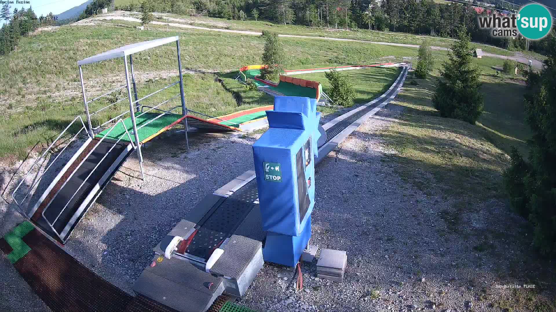 Webcam en vivo Pista de trineo Fužine – Croacia
