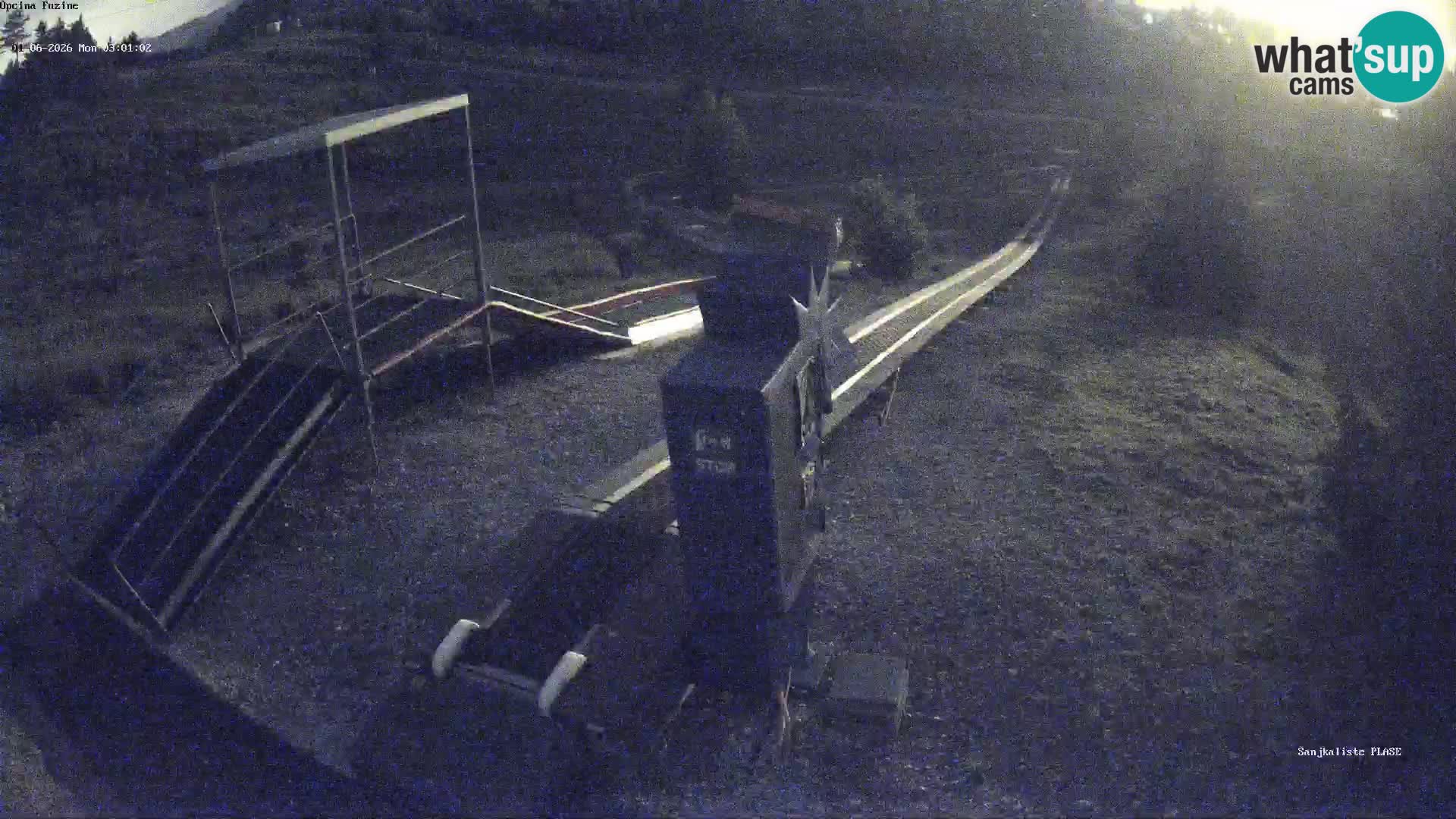 Webcam en direct Piste de luge de Fužine – Croatie