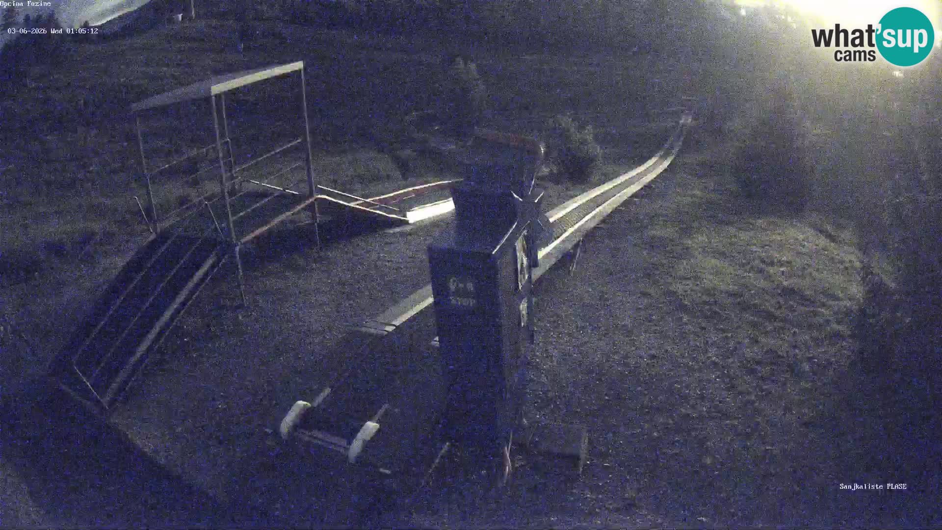 Webcam en vivo Pista de trineo Fužine – Croacia