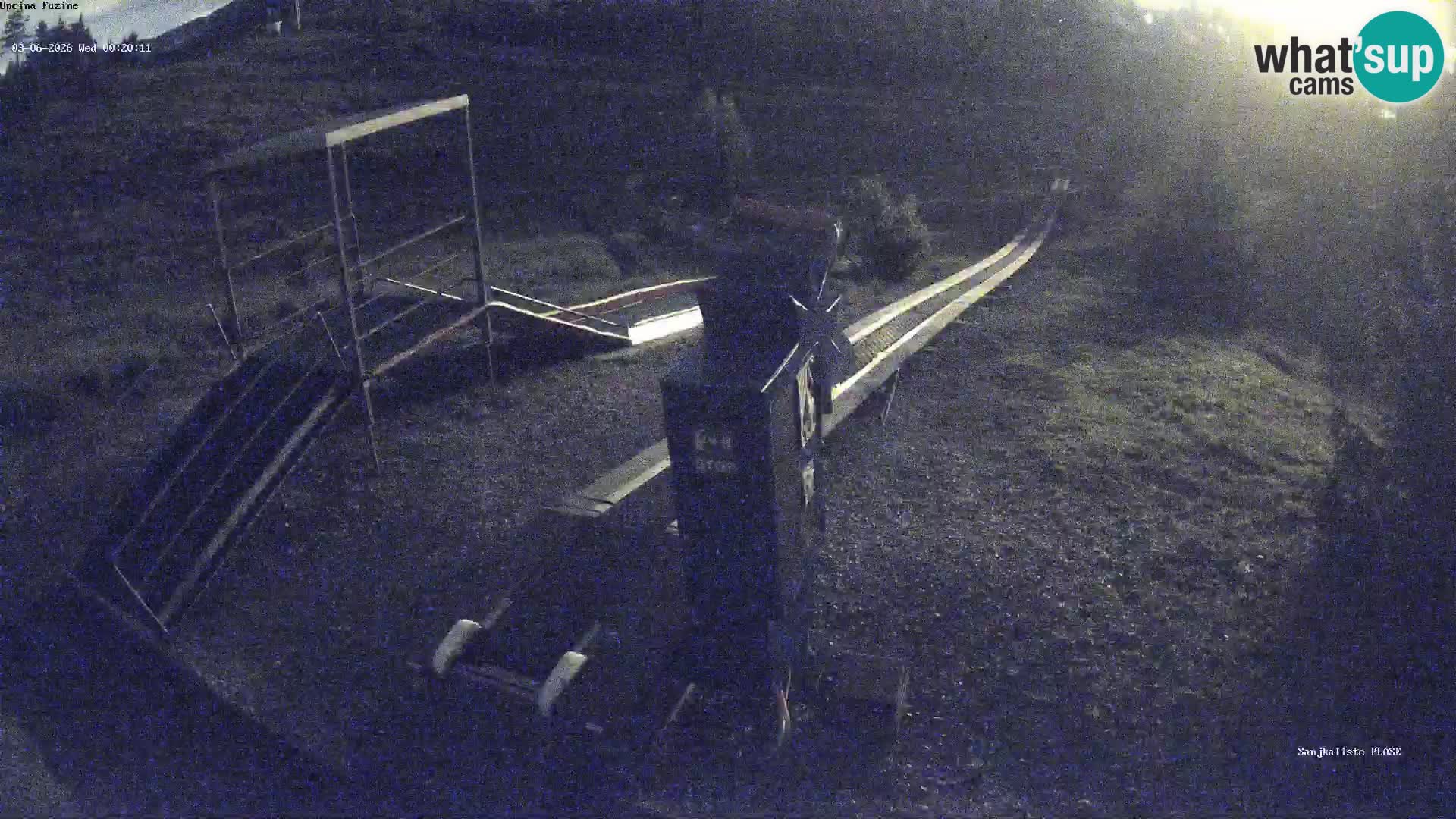 Live webcam Fužine toboggan run – Croatia