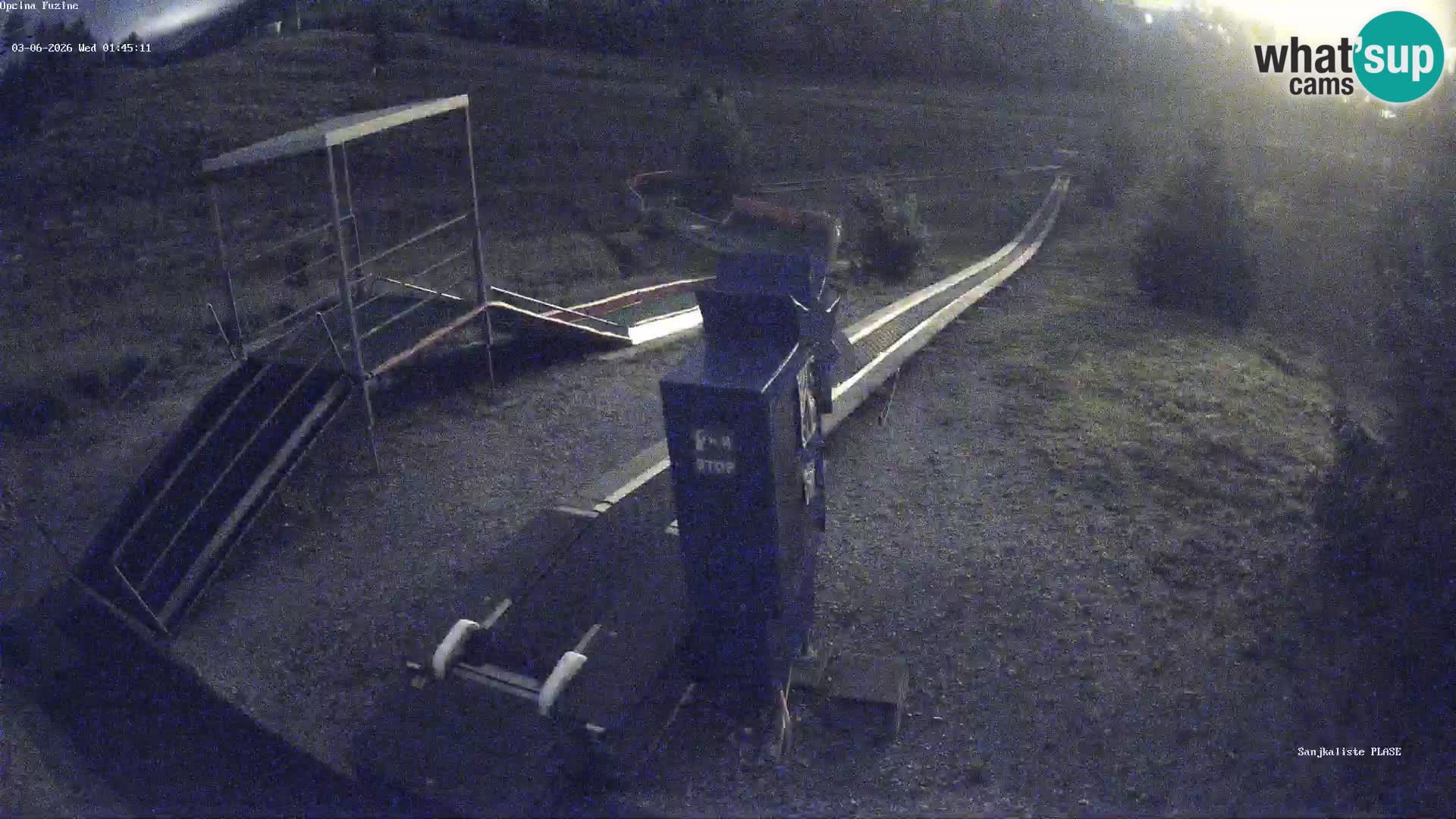 Live webcam Fužine toboggan run – Croatia