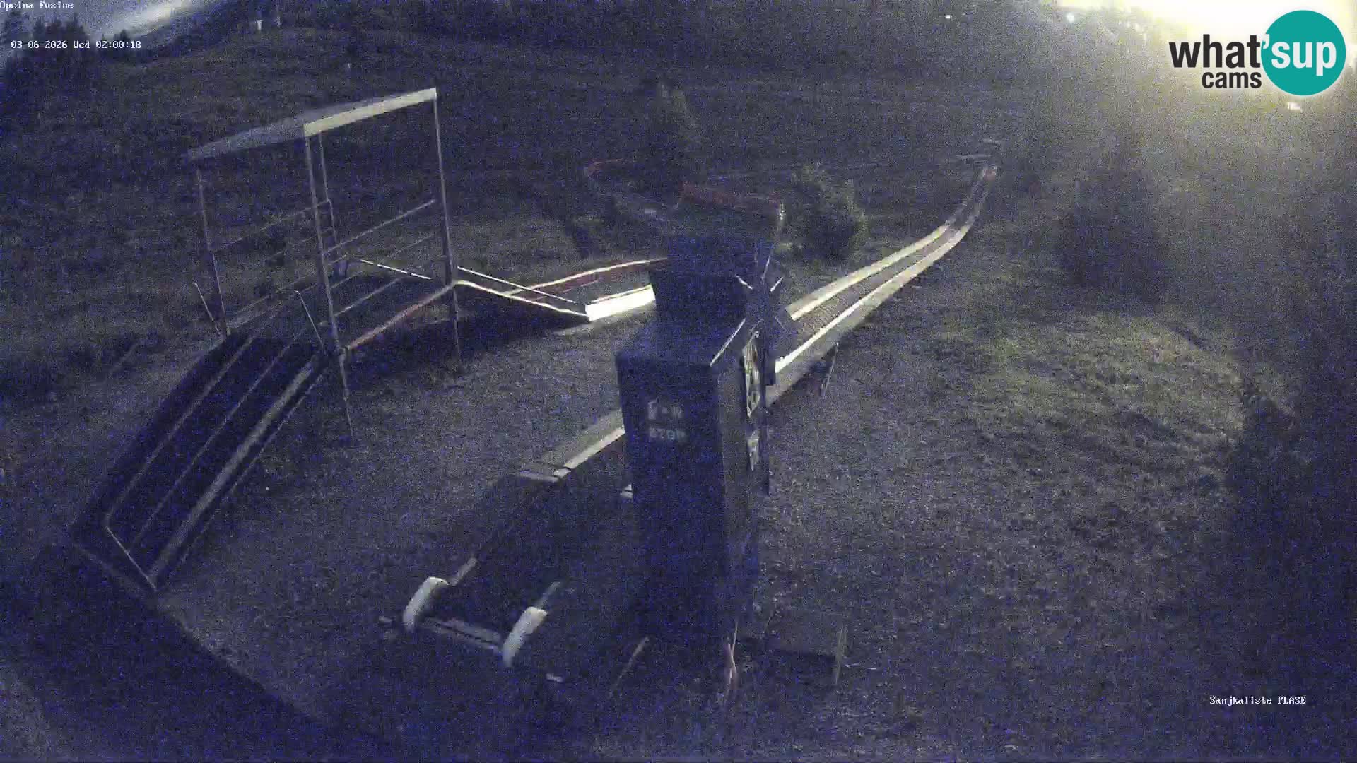 Webcam en vivo Pista de trineo Fužine – Croacia