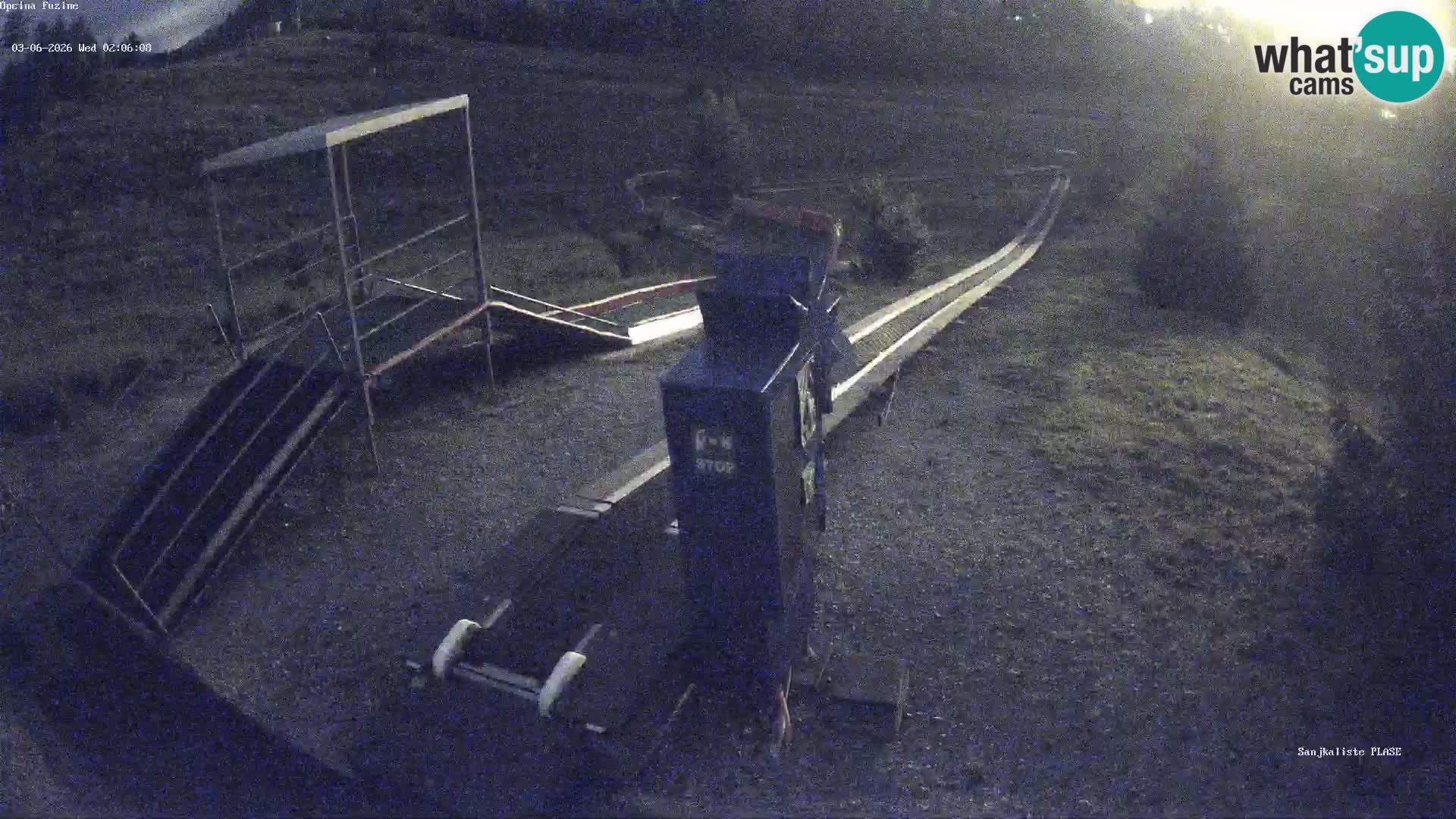 Live webcam Fužine toboggan run – Croatia