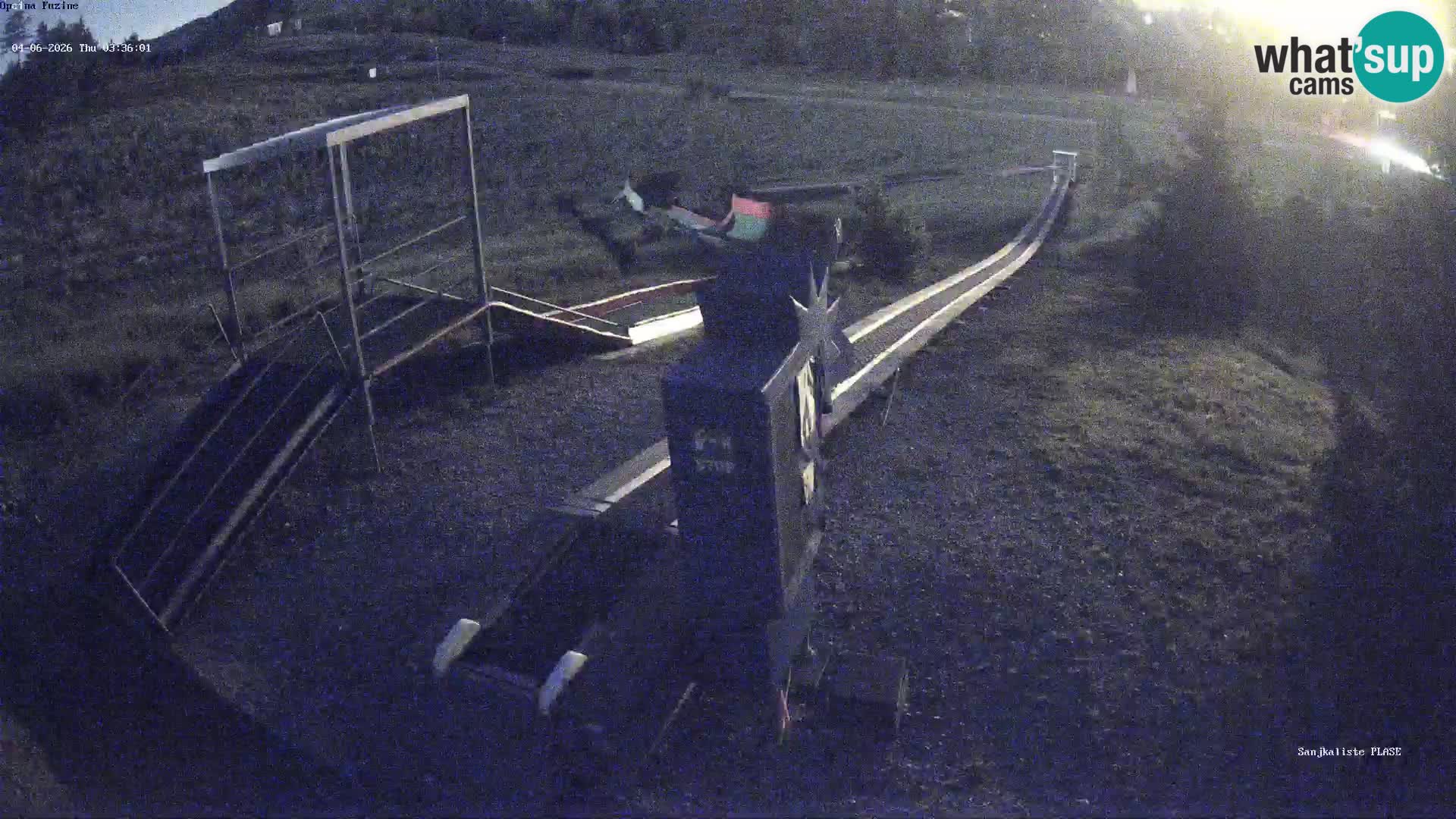 Live webcam Pista da slittino Fužine – Croazia