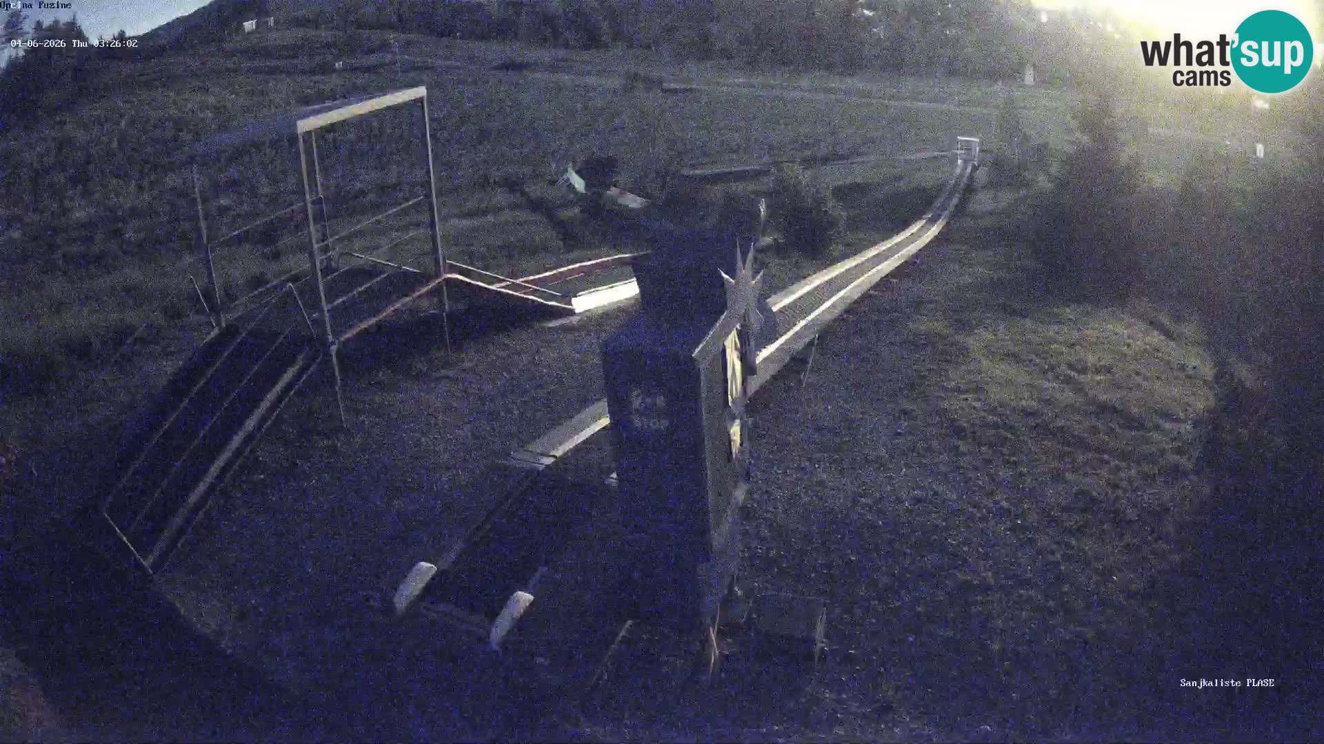Webcam en direct Piste de luge de Fužine – Croatie