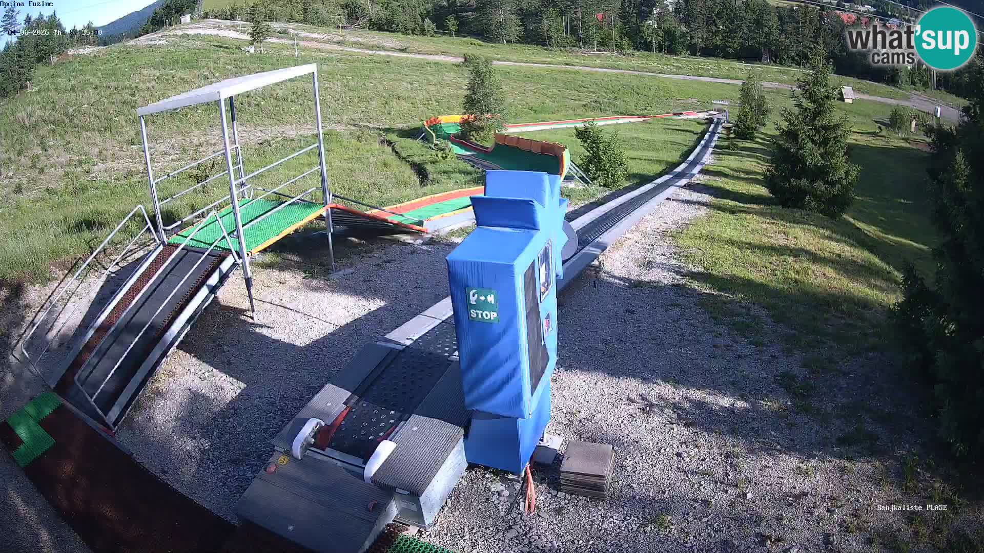 Spletna kamera v živo Sankališče Fužine – Hrvaška