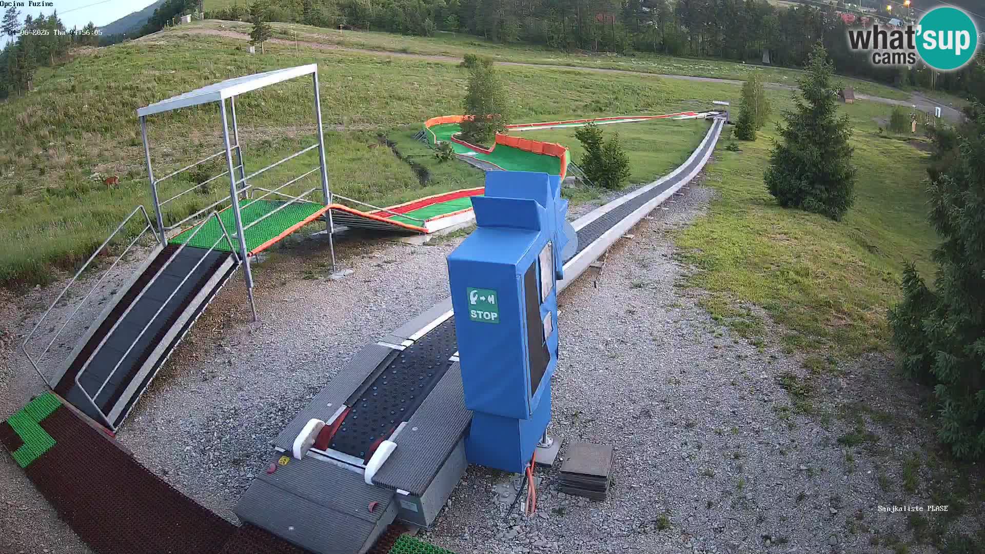 Webcam en direct Piste de luge de Fužine – Croatie