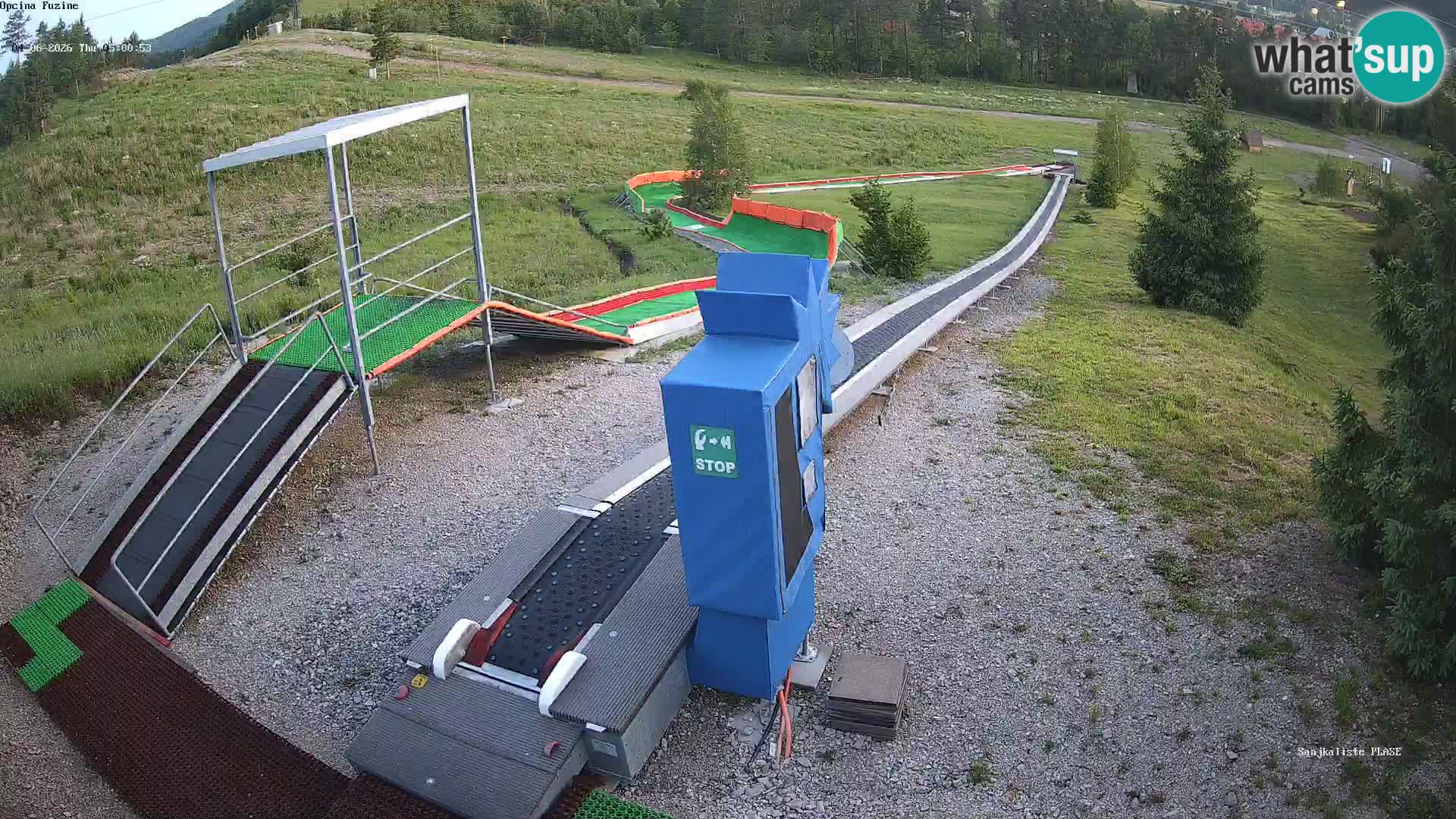 Spletna kamera v živo Sankališče Fužine – Hrvaška