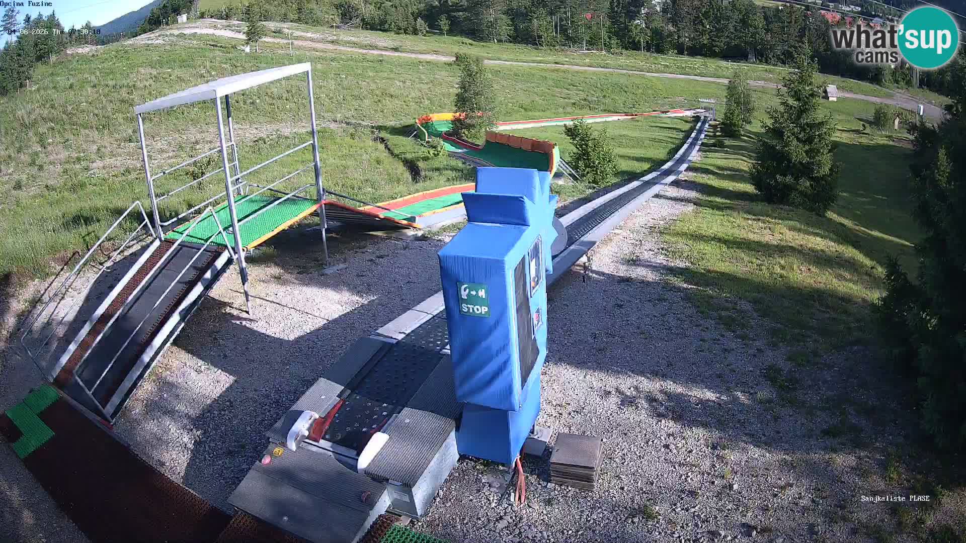 Webcam en vivo Pista de trineo Fužine – Croacia