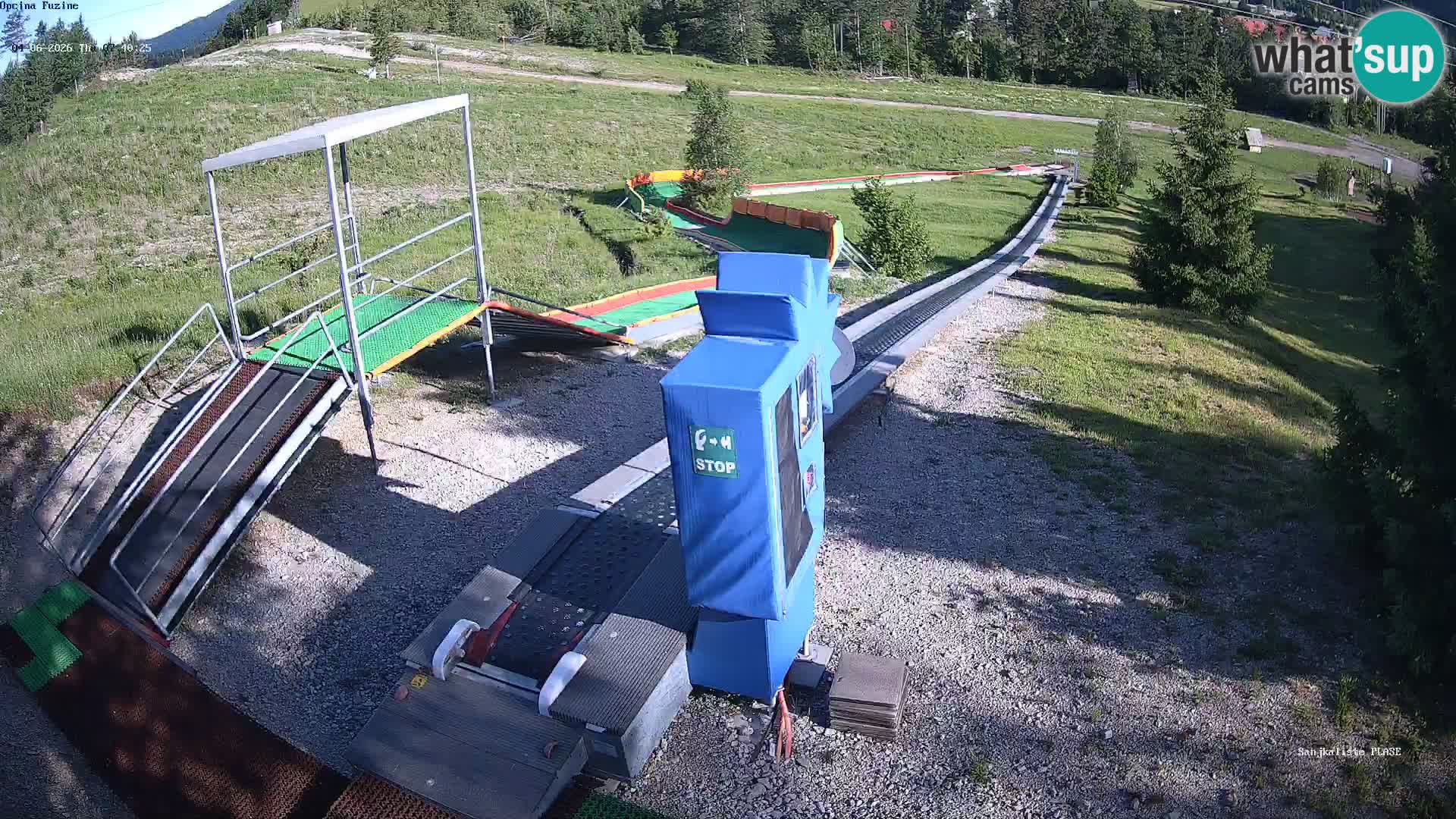 Webcam en direct Piste de luge de Fužine – Croatie